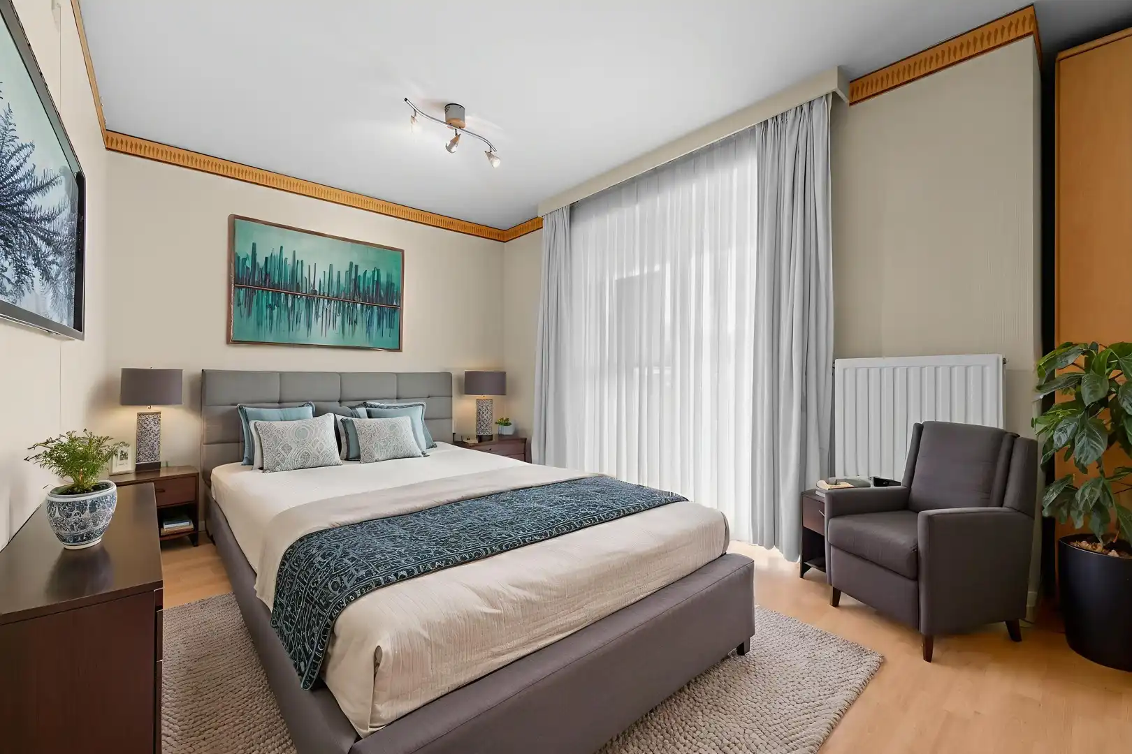 Gelijkvloers 1-slaapkamer appartement met groen zicht te Roeselare! foto 13