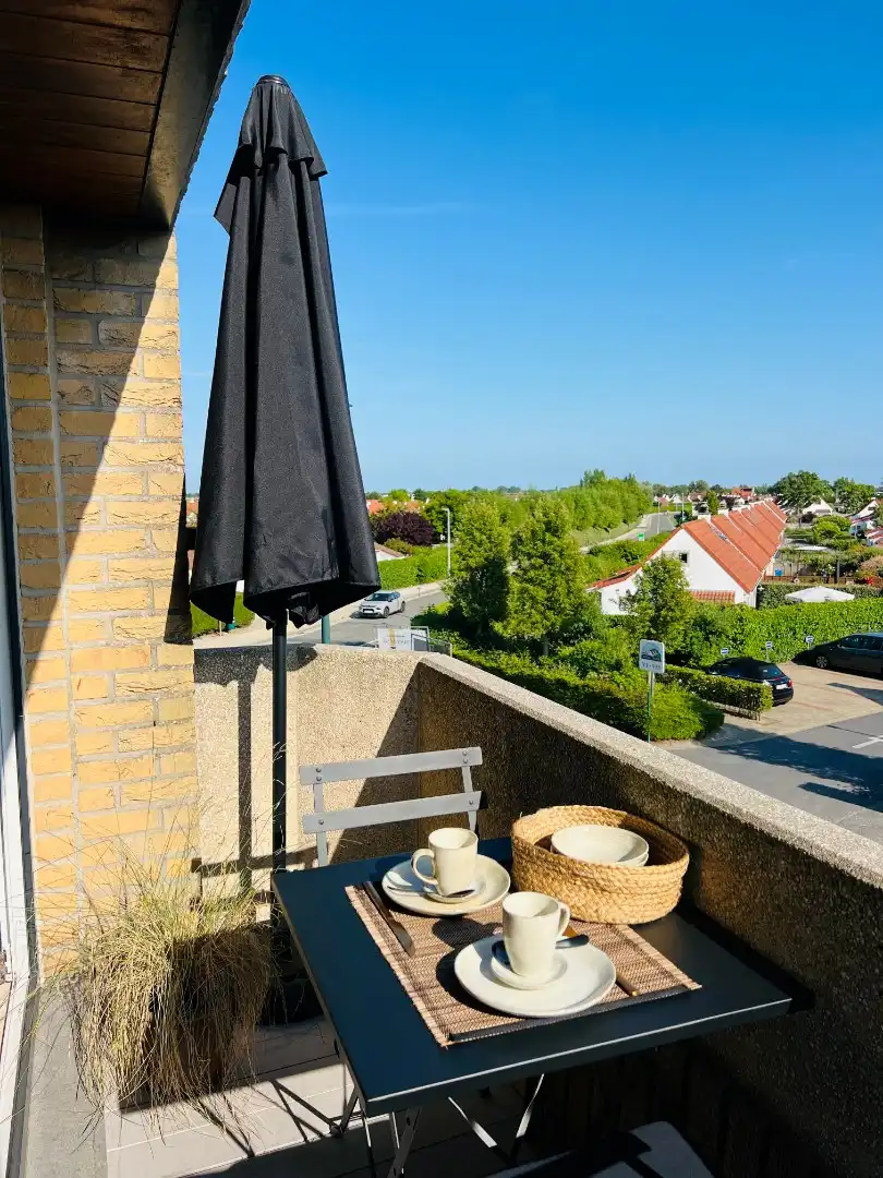 Gezellige gemeubelde studio met zuidgericht terras te huur in De Haan foto 6