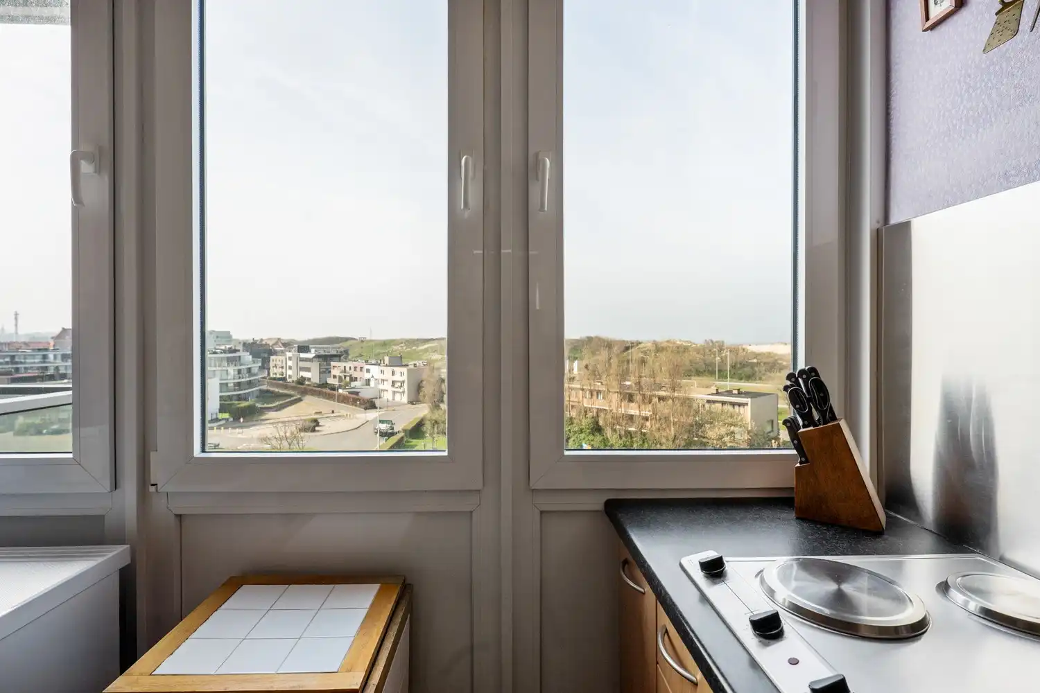 Appartement met 2 slpkrs en lateraal zeezicht nabij het centrum van Bredene foto 12