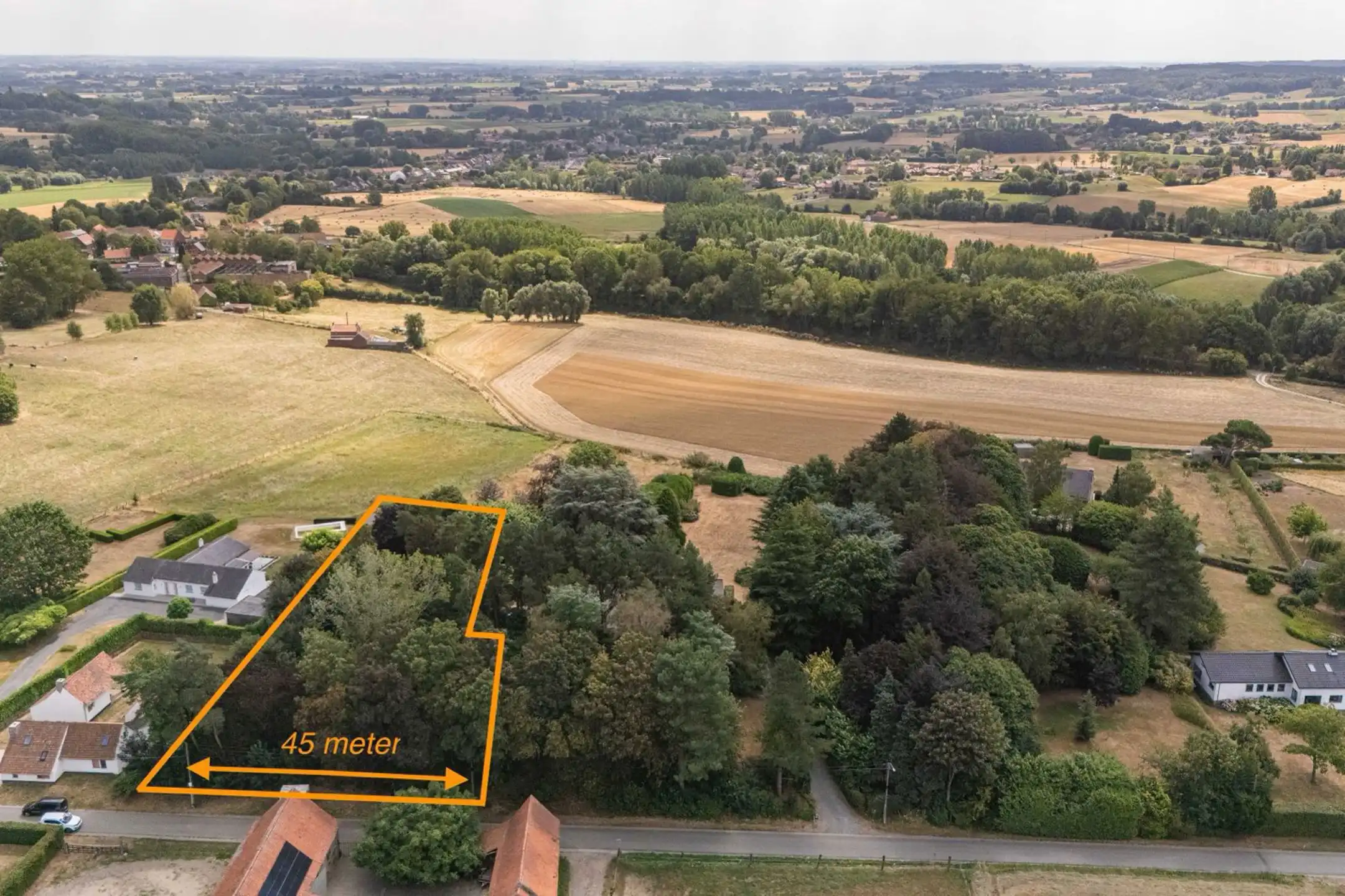 Bouwgrond met 45 meter perceelbreedte op gegeerde locatie foto 2