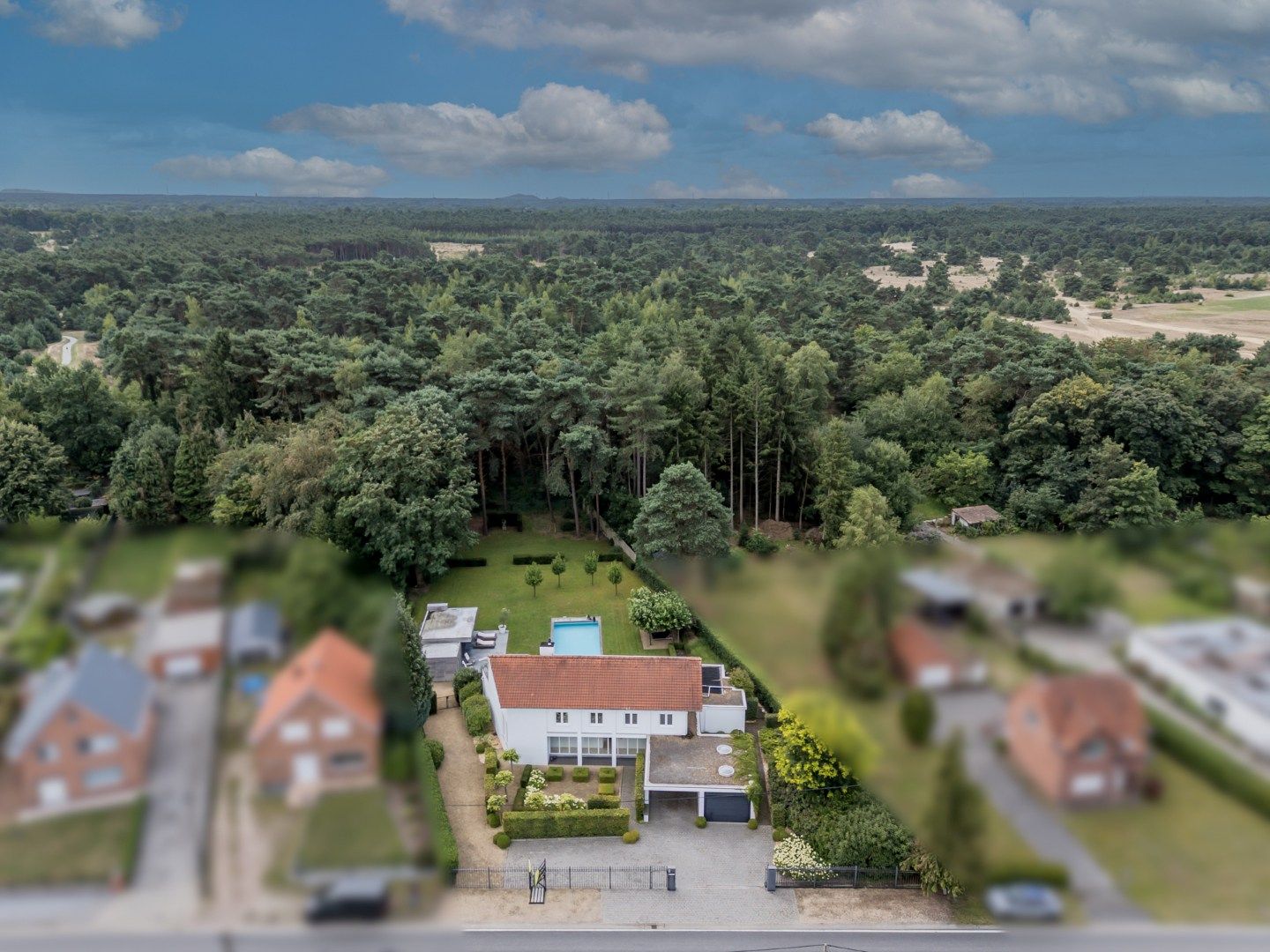 Prachtig gelegen villa met zwembad op 33 are tegen de Keiheuvel ! foto 2