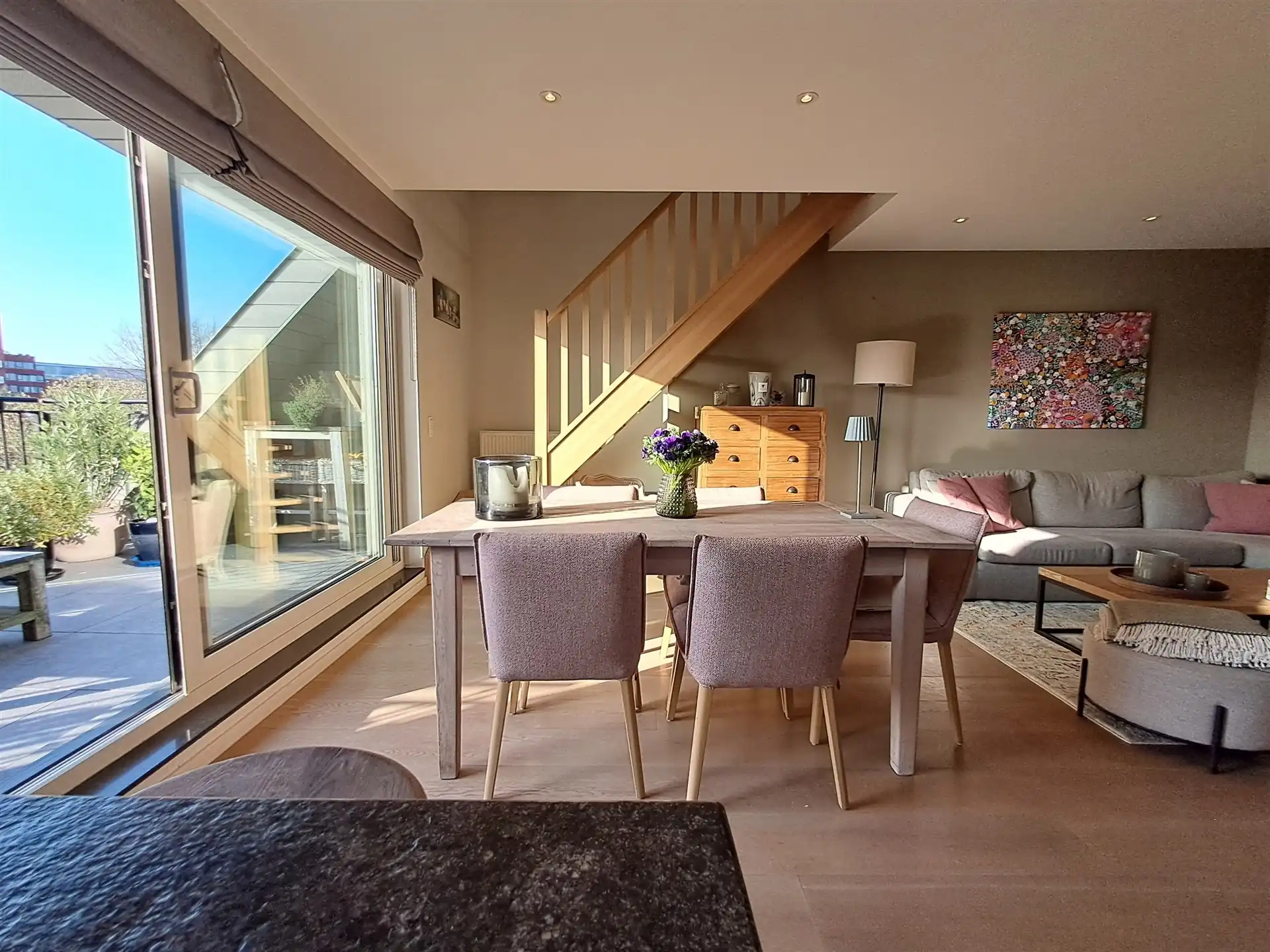 Appartement met ruime terras op topligging in Merchtem foto 5