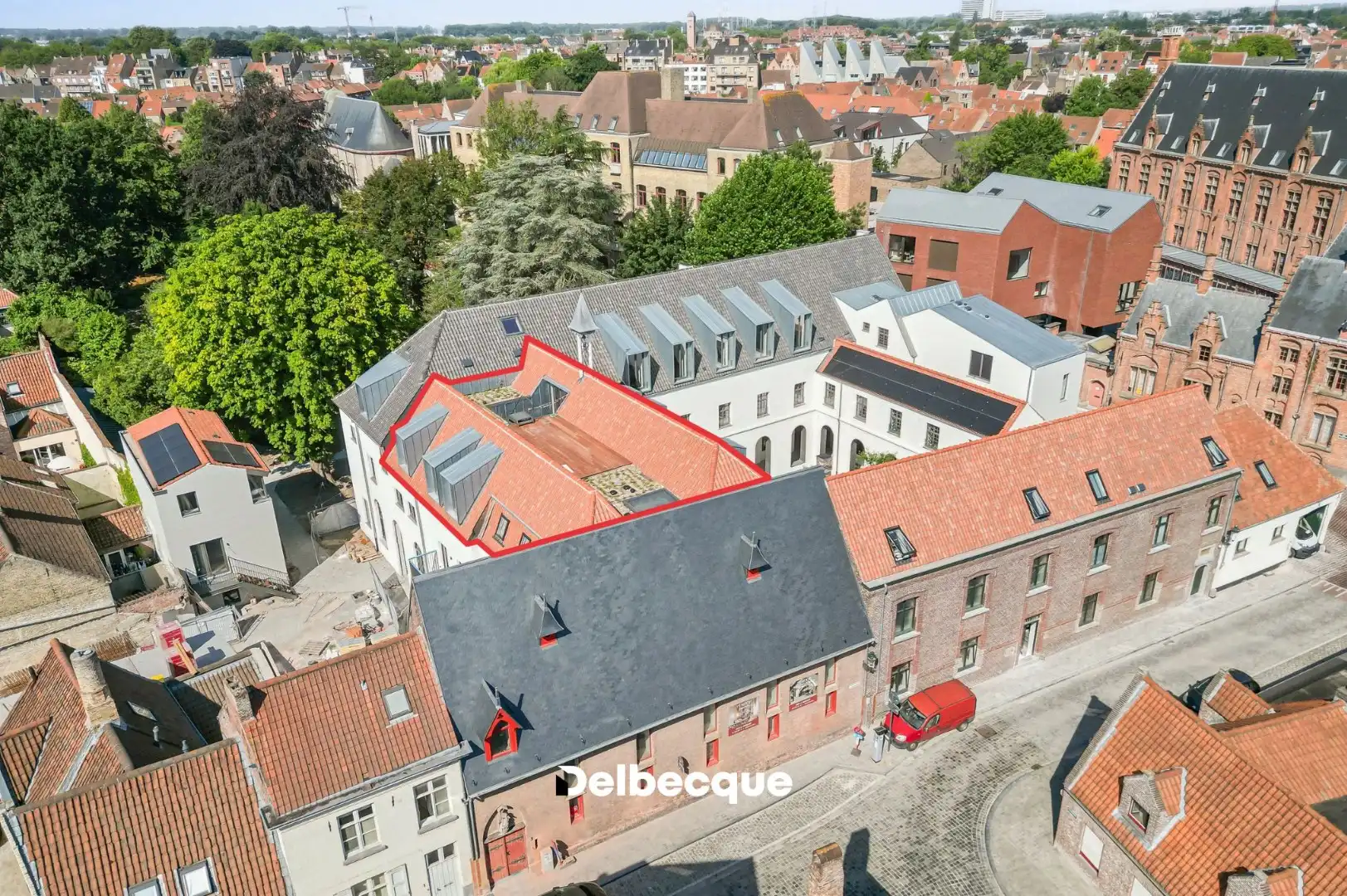 Uitzonderlijk triplexpenthouse met panoramisch dakterras en 360°-zicht over Brugge foto 16