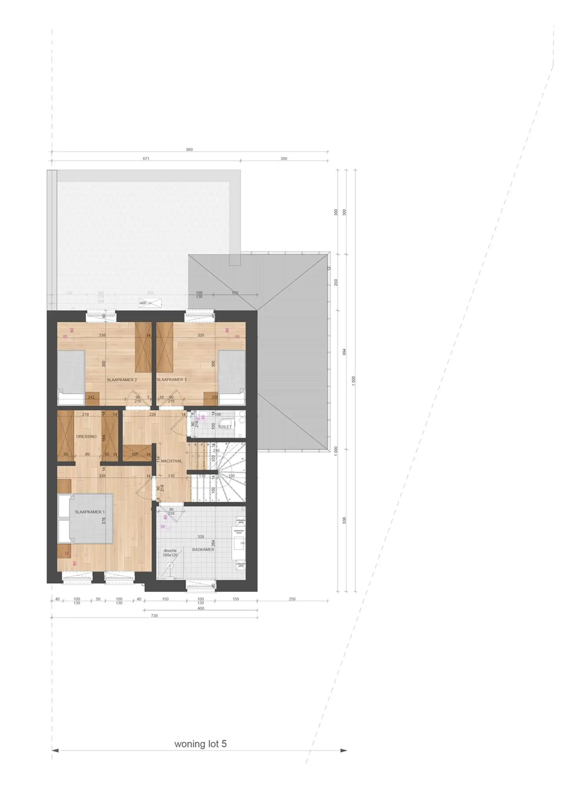 NIEUWBOUWWONING MET 3 SLAAPKAMERS EN INPANDIGE GARAGE UITERST CENTRAAL DOCH RUSTIG GELEGEN TE ZONHOVEN foto 13