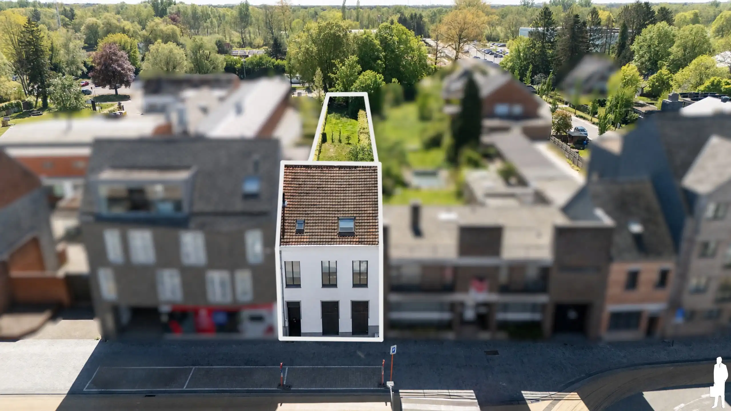 Zonnige stadswoning met riante tuin - 3 à 5 slpk., 5 étages foto 28