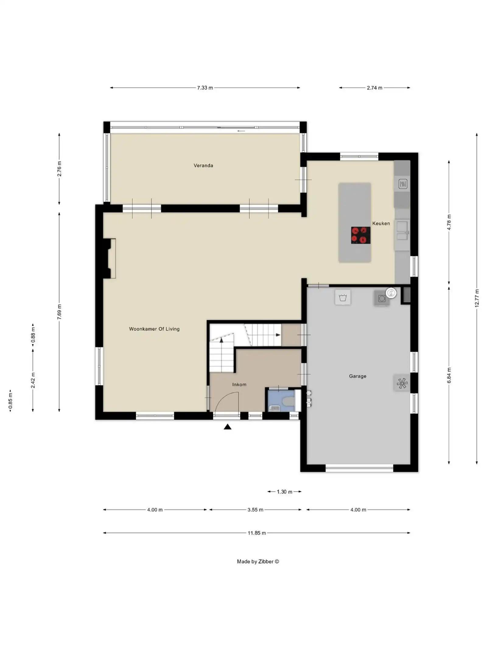 Gerenoveerde woning (label B) met 3 slaapkamers te Sint-Pieters-Leeuw foto 3