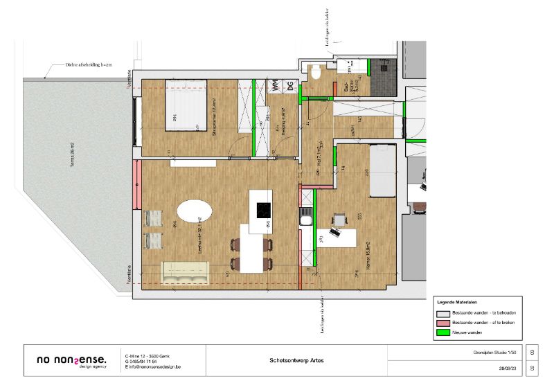 Gelijkvloers appartement in het groen in Genk-Centrum foto {{pictureIndex}}