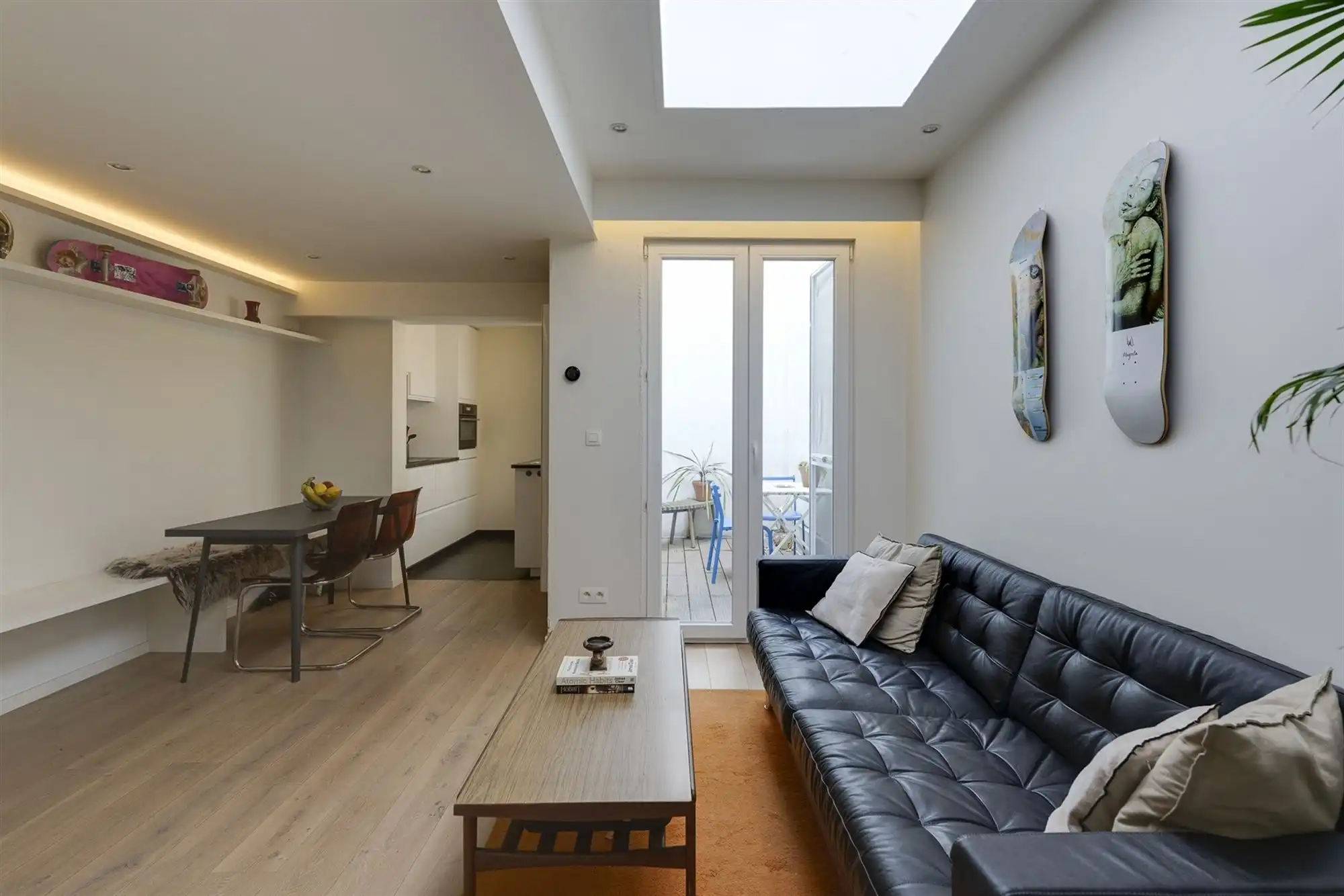 Cozy gelijkvloers appartement met stadskoer foto 2