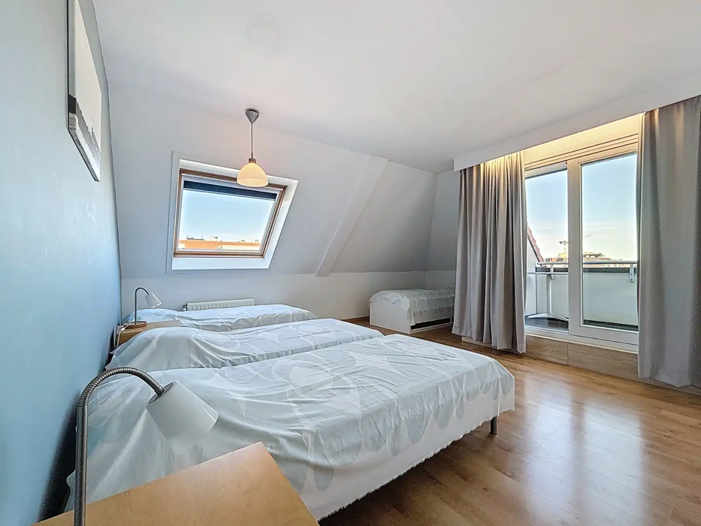 Dakappartement met twee zonneterrassen op topligging in Nieuwpoort-Bad foto 12