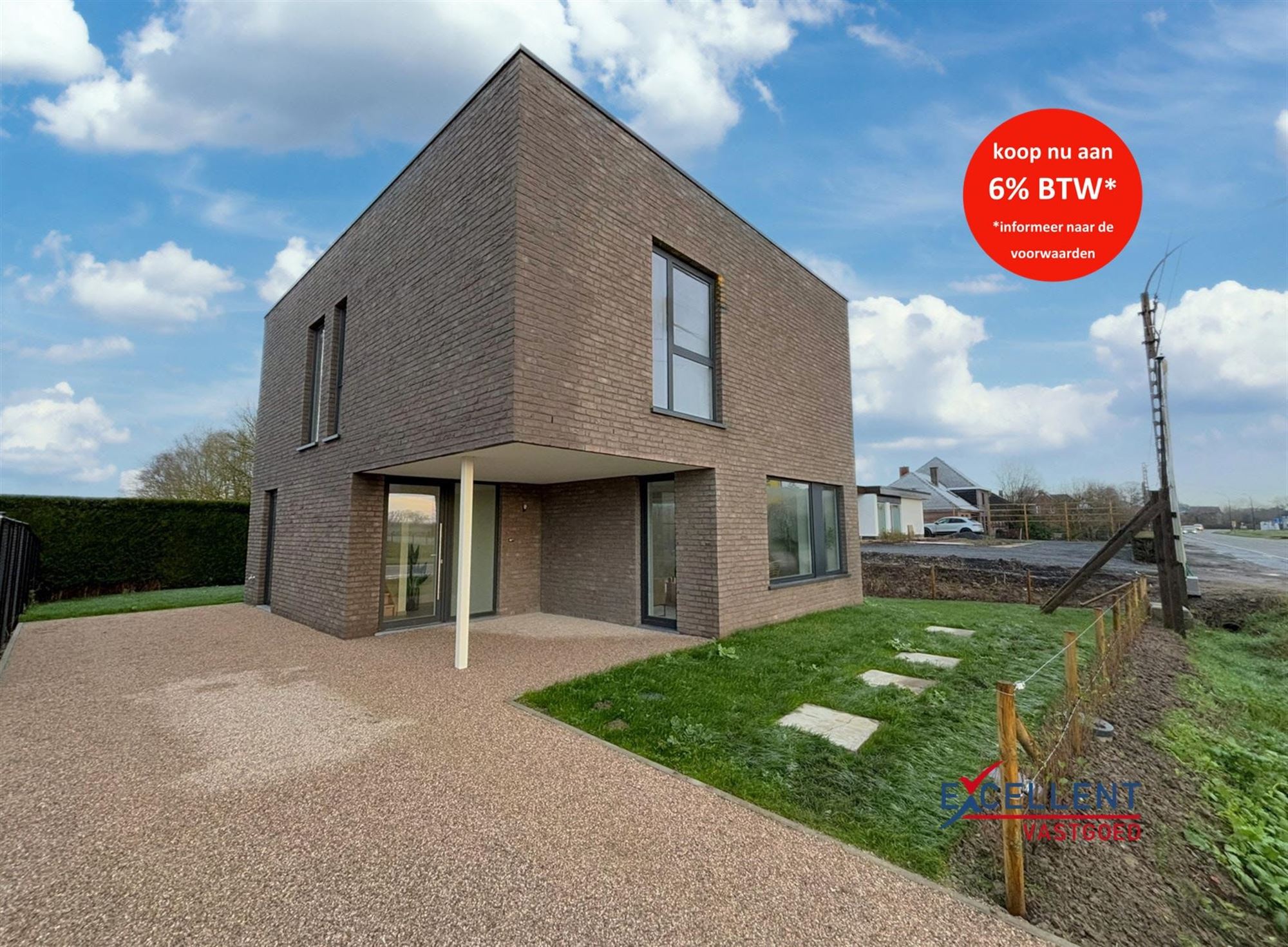 Open BEN-nieuwbouwwoning te koop Welden/Oudenaarde foto {{pictureIndex}}