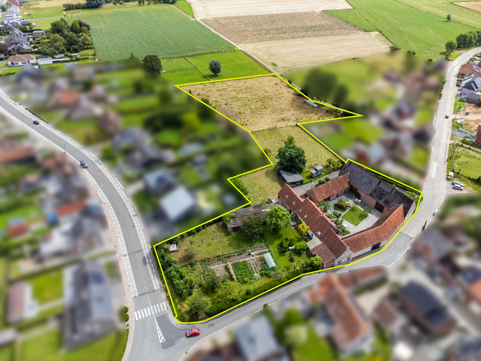 Vierkantshoeve te Sint-Goriks-Oudenhove, Vlaamse Ardennen foto 3
