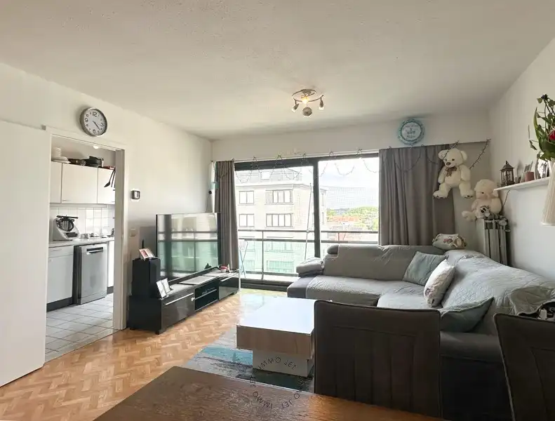 Lichtrijk appartement met twee slaapkamers, terras en ondergrondse autostaanplaats foto 3