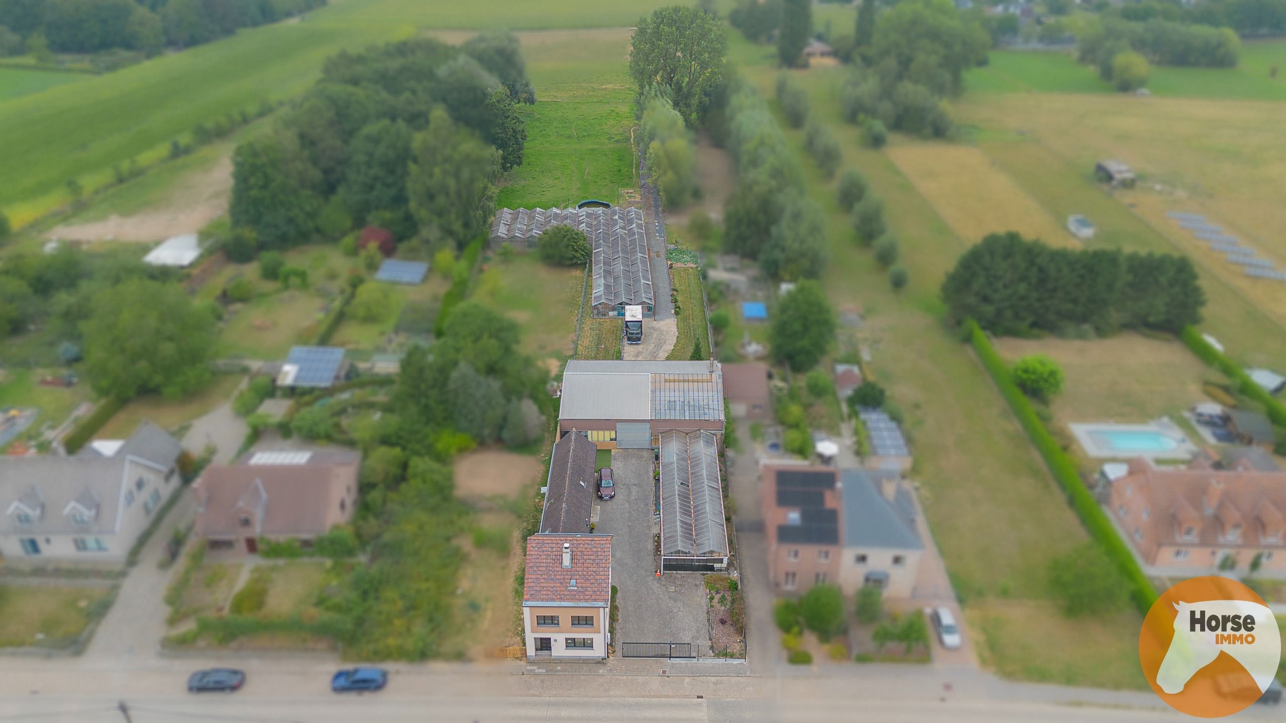 ERPE-MERE - Goed onderhouden woning met magazijn en serres foto 28