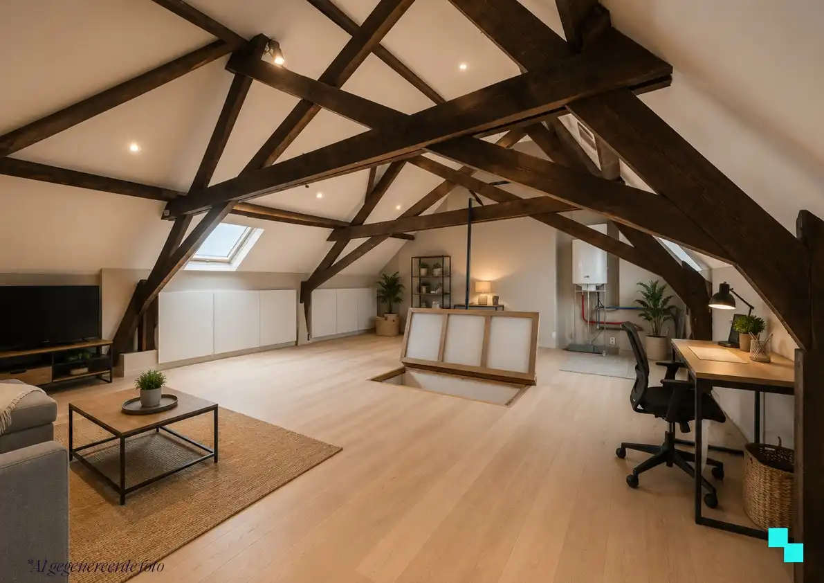 Handelswoning met garage en tuin foto 22