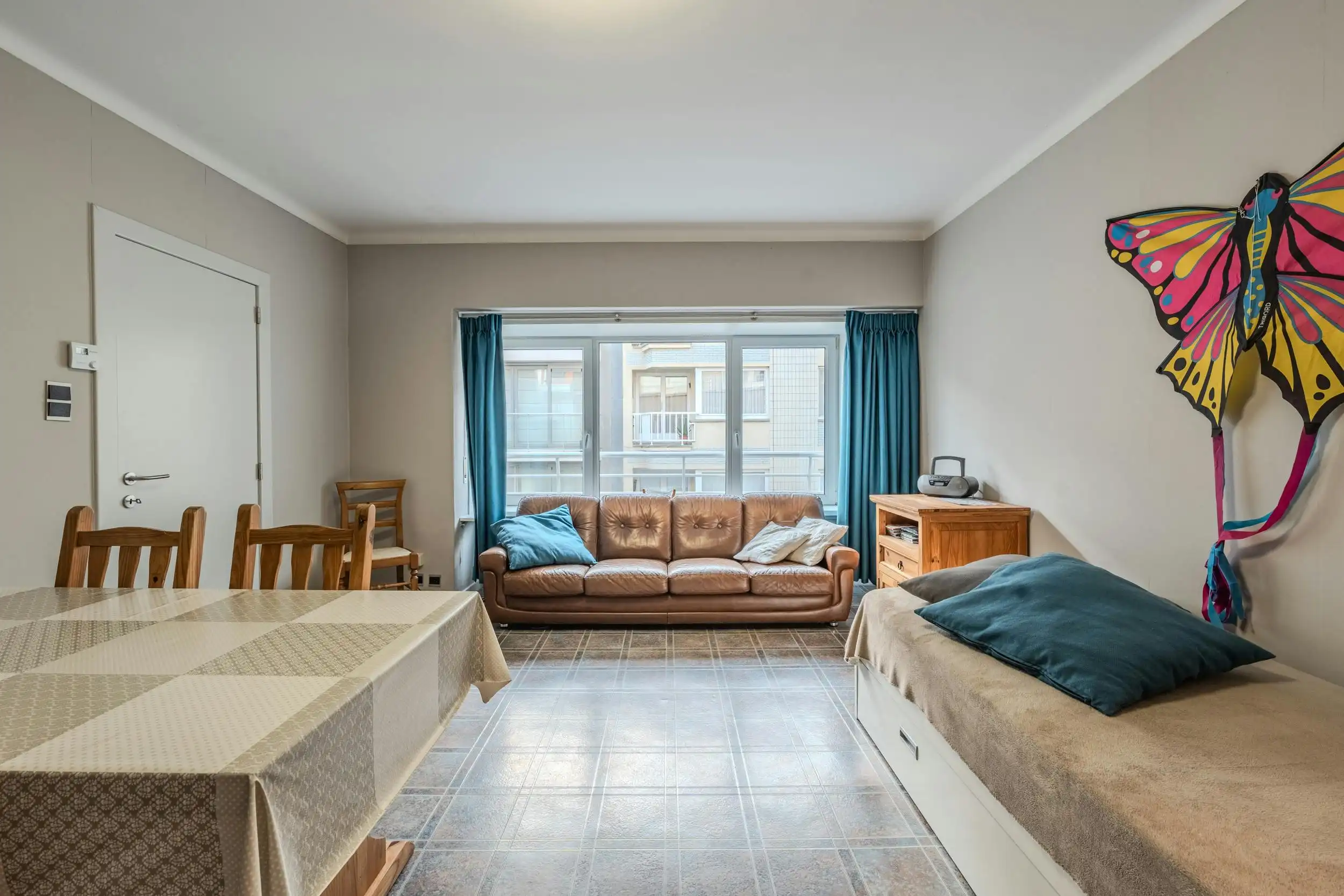 1-slaapkamer appartement met zijdelings zeezicht te Mariakerke foto 4