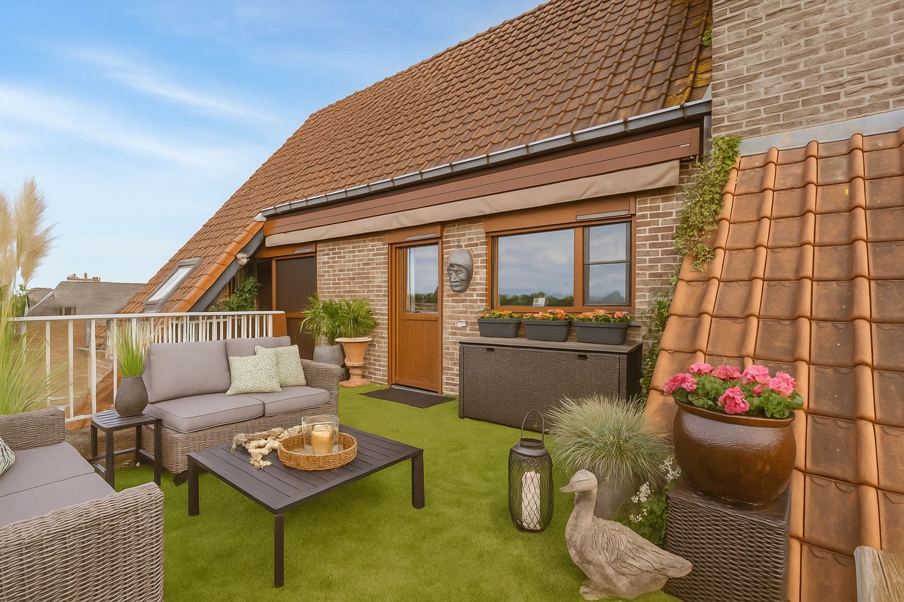 Energiezuinige loft met zonnig terras (35 m²) in het centrum foto 2