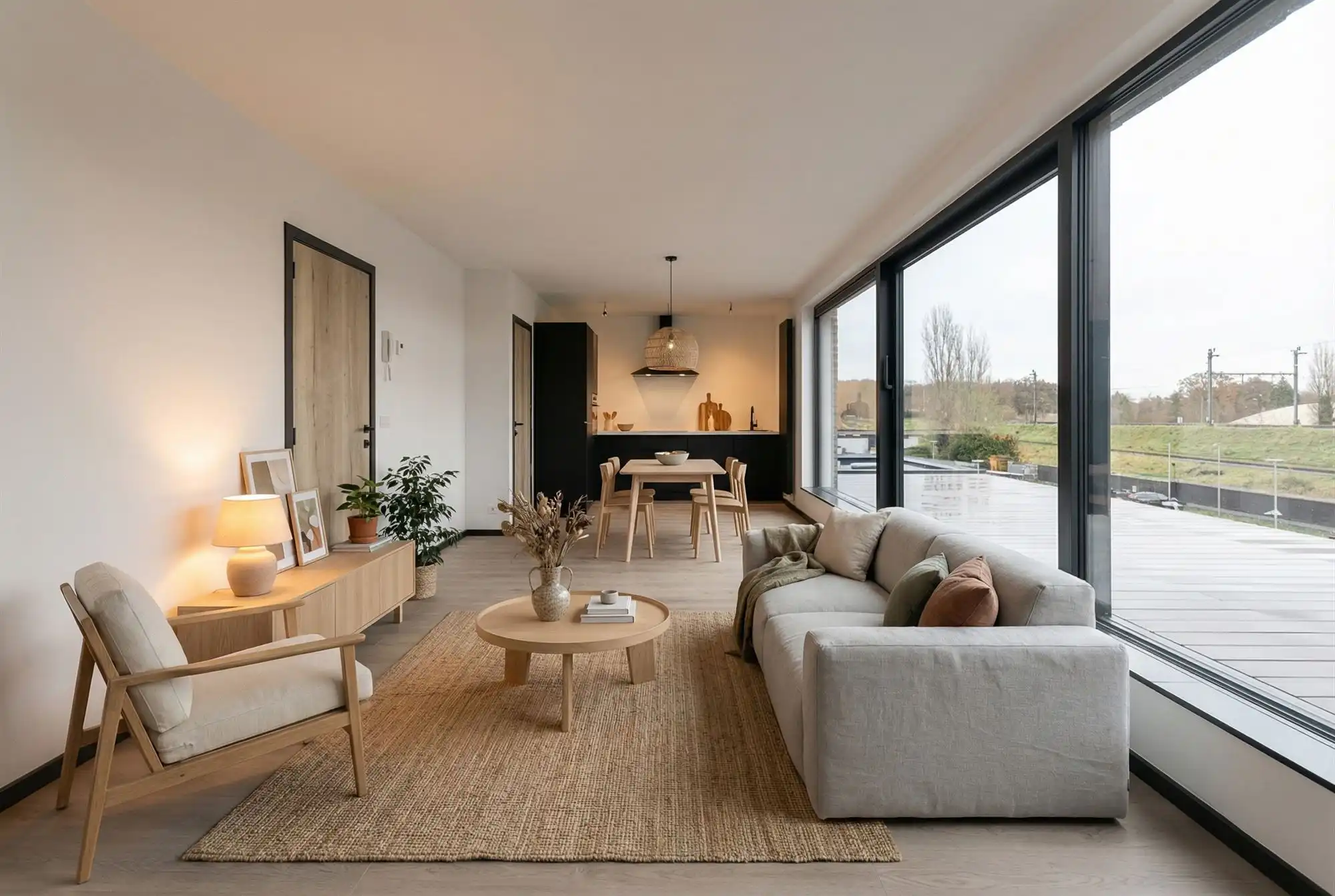 Appartement met 1 slpk en 2 ruime terrassen vlakbij het centrum van Deinze en de mooie Leiestreek foto 2