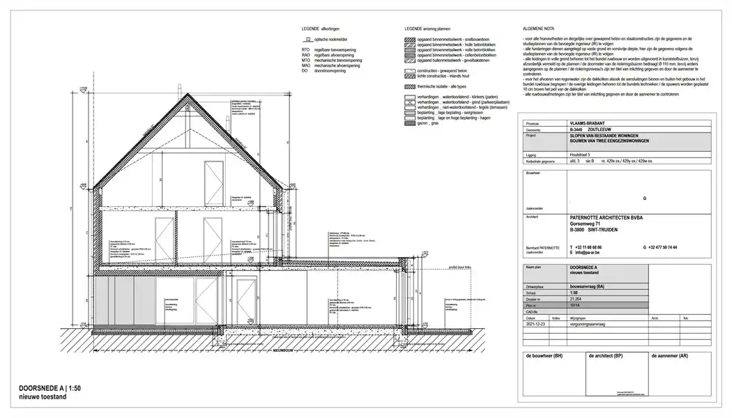 VERGUND PROJECT VAN TWEE GESLOTEN BEBOUWINGEN OP 12A20CA MET CENTRALE LIGGING IN HALLE-BOOIENHOVEN foto 16