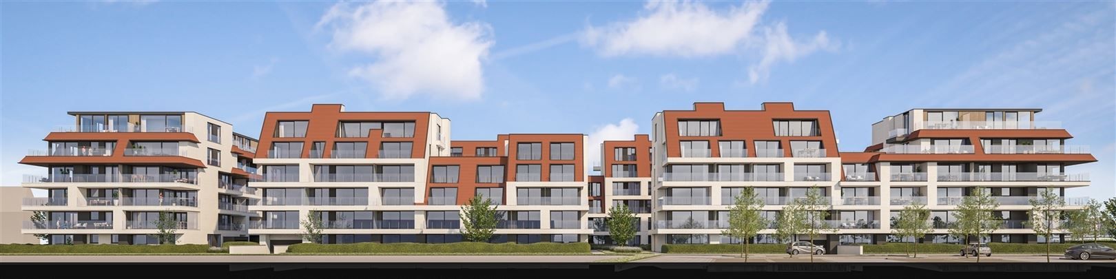 C0102 : Riant appartement met 1 slpk zongericht, grote woonkamer, prachtig terras foto 9