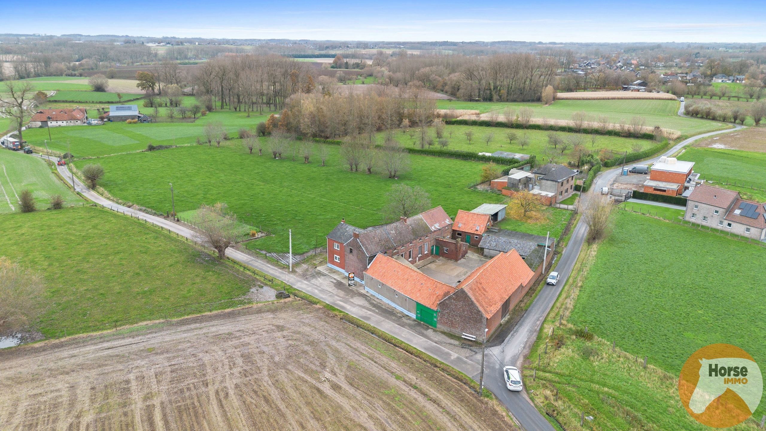 HERZELE - Te renoveren vierkantshoeve op +/- 1ha  foto 1