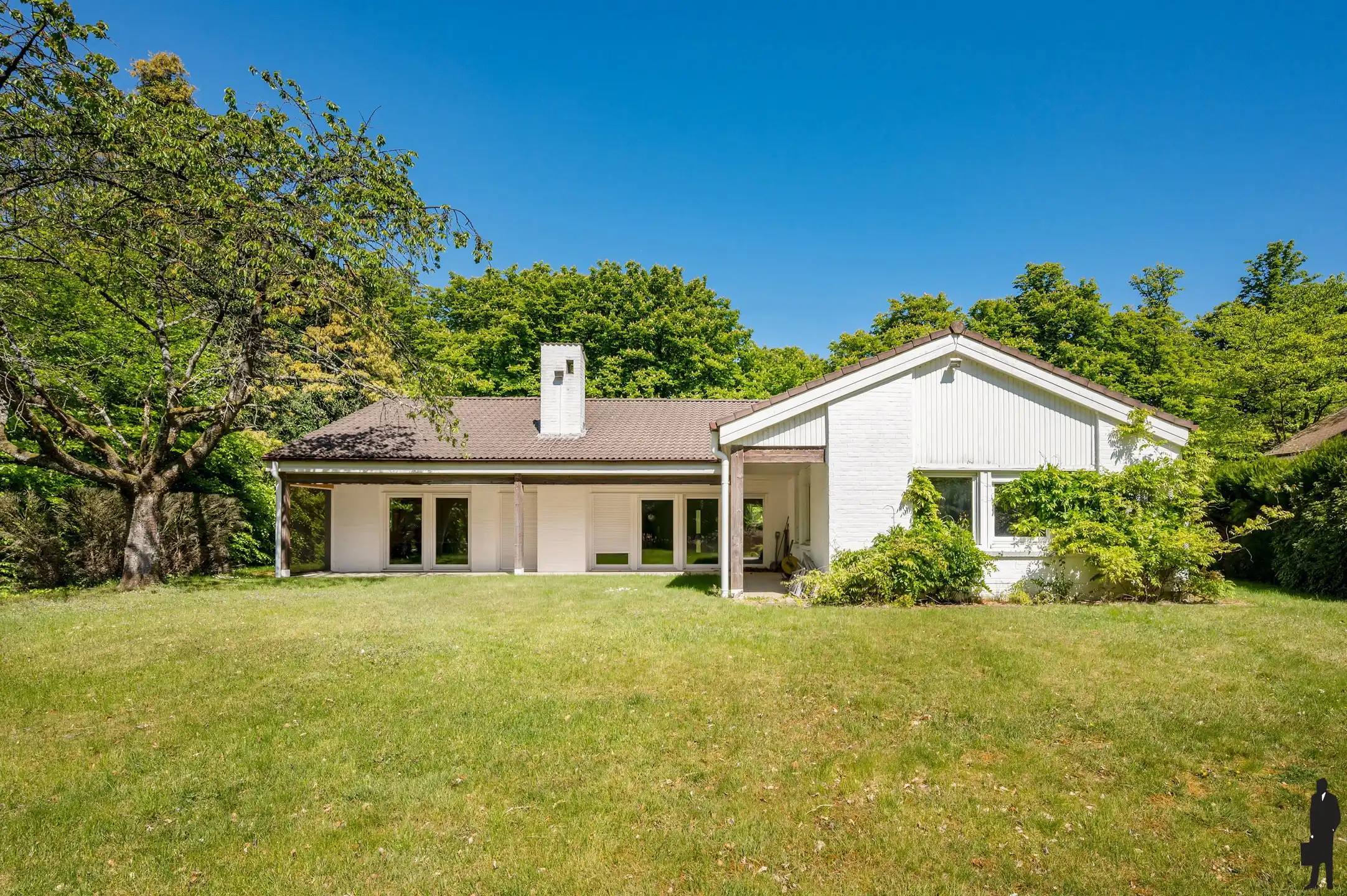 Een volledig te renoveren gelijkvloerse villa (heden kantoor) op ca. 2.438 m² foto 5