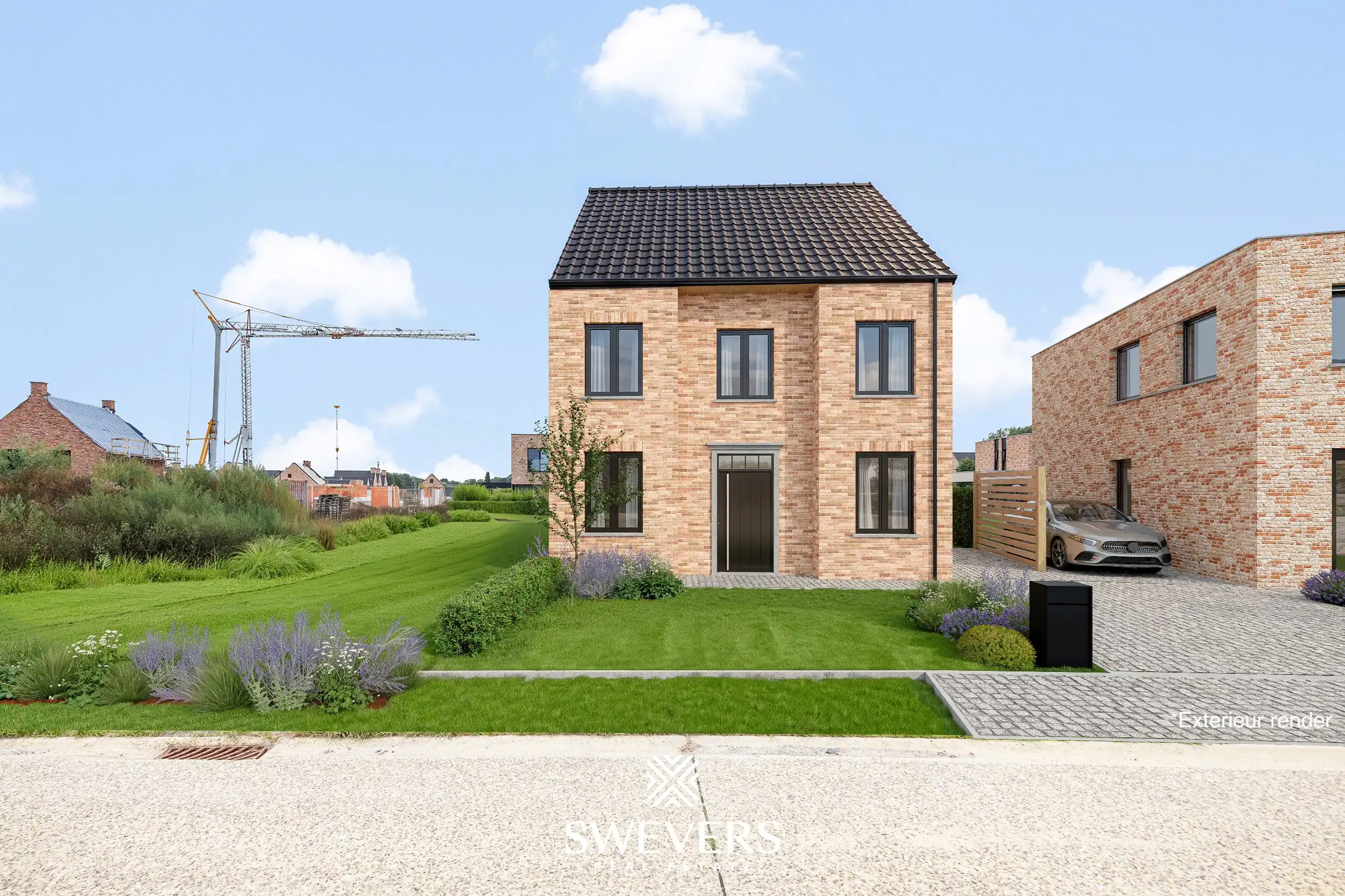 Bouwgrond voor HOB met Z-oriëntatie in kindvriendelijke verkaveling foto {{pictureIndex}}