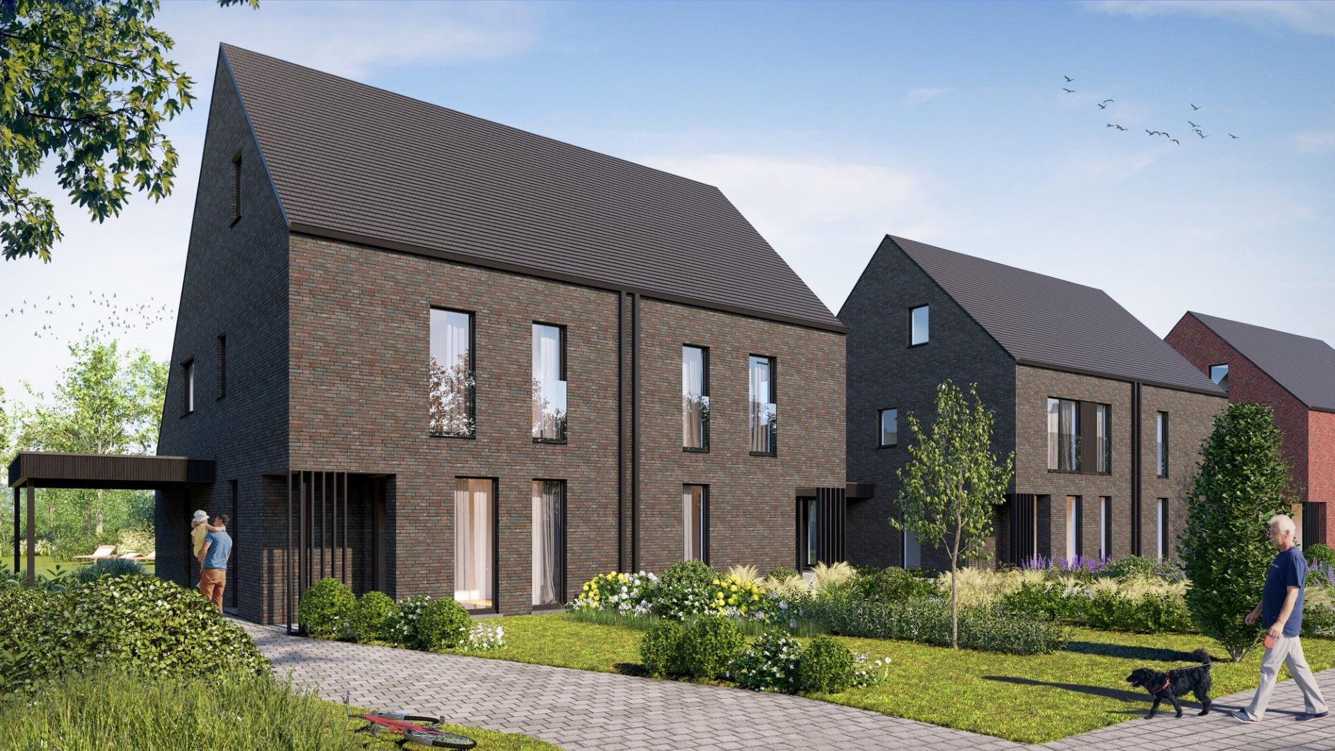 Energiezuinige halfopen bebouwing met 4 slpk’s foto {{pictureIndex}}