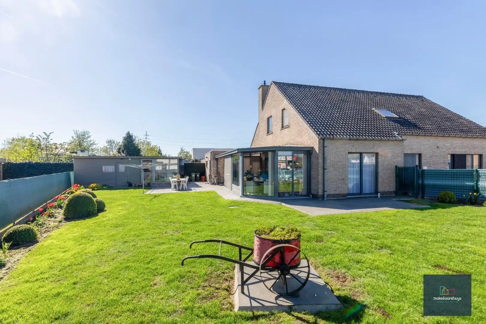 Ruime open bebouwing op een gunstige ligging te Drongen foto 30