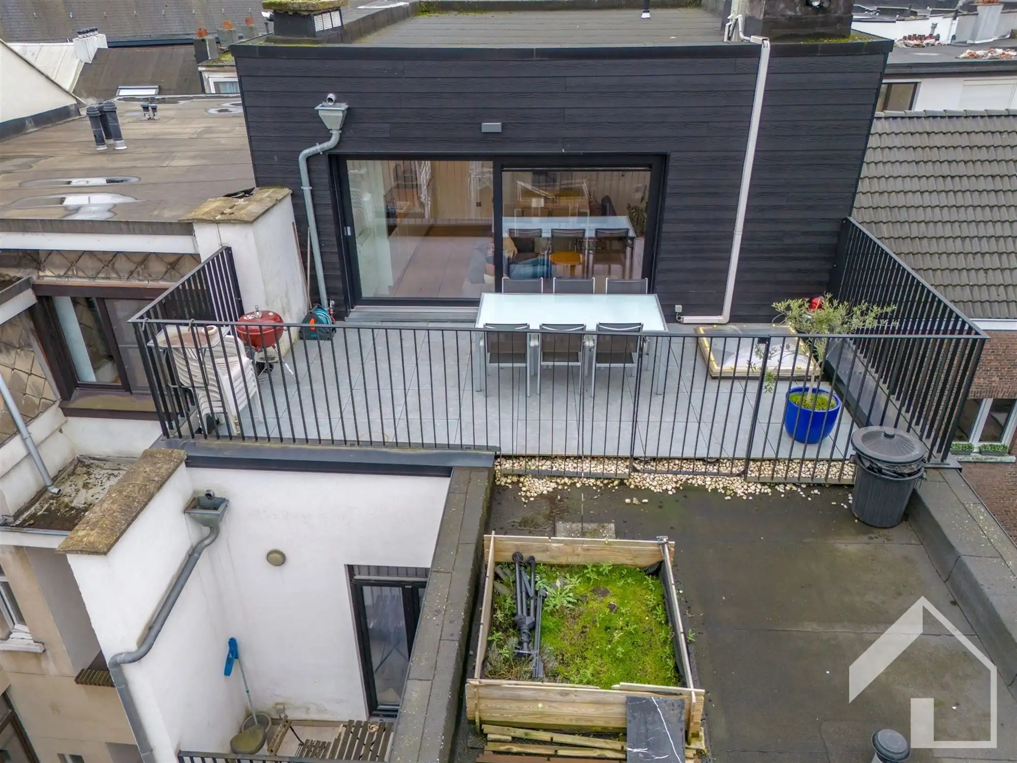 Dakappartement met prachtig terras, 1 slaapkamer in Antwerpen centrum foto 19