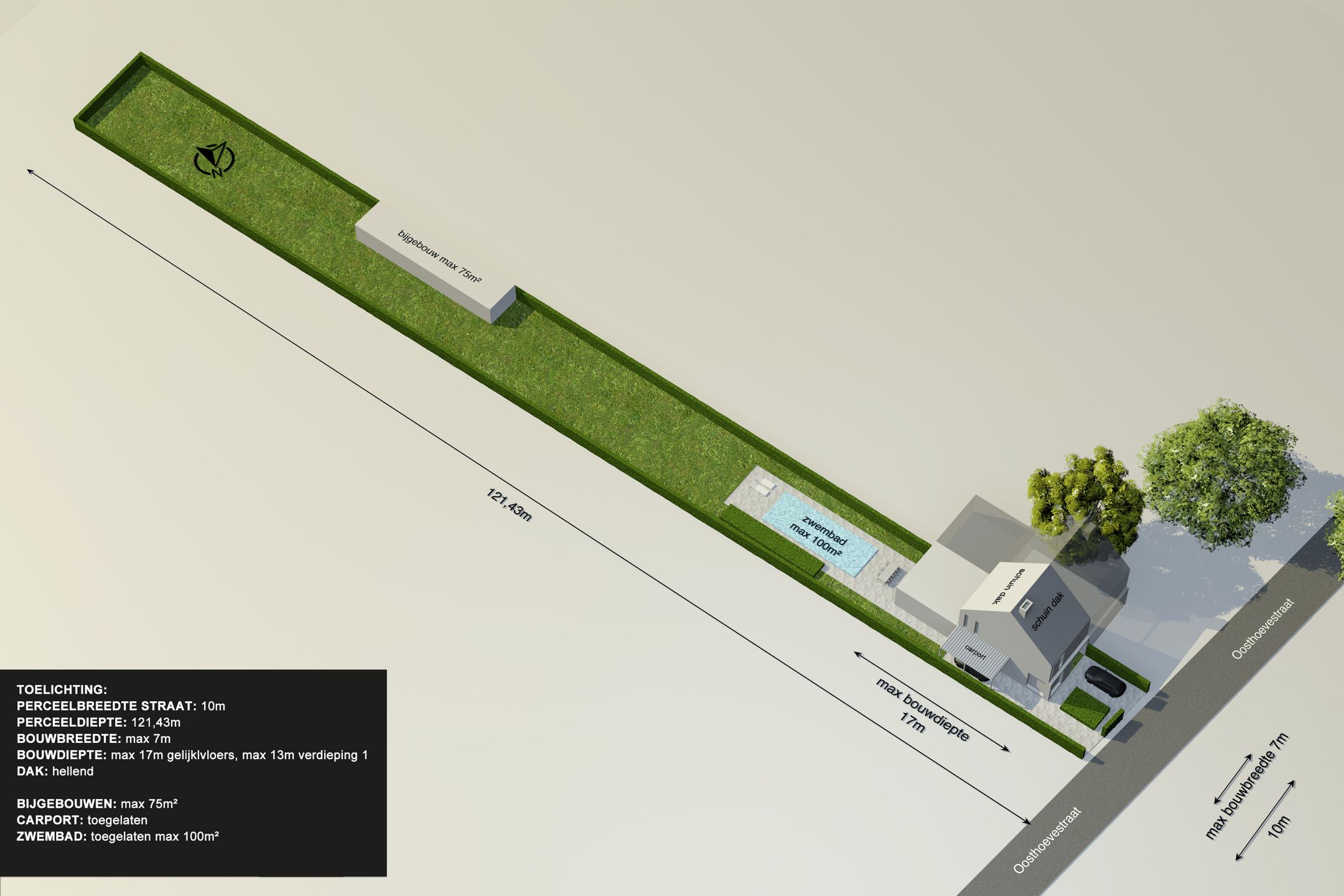 Perceel bouwgrond voor halfopen bebouwing te Putte- Kapellen foto {{pictureIndex}}