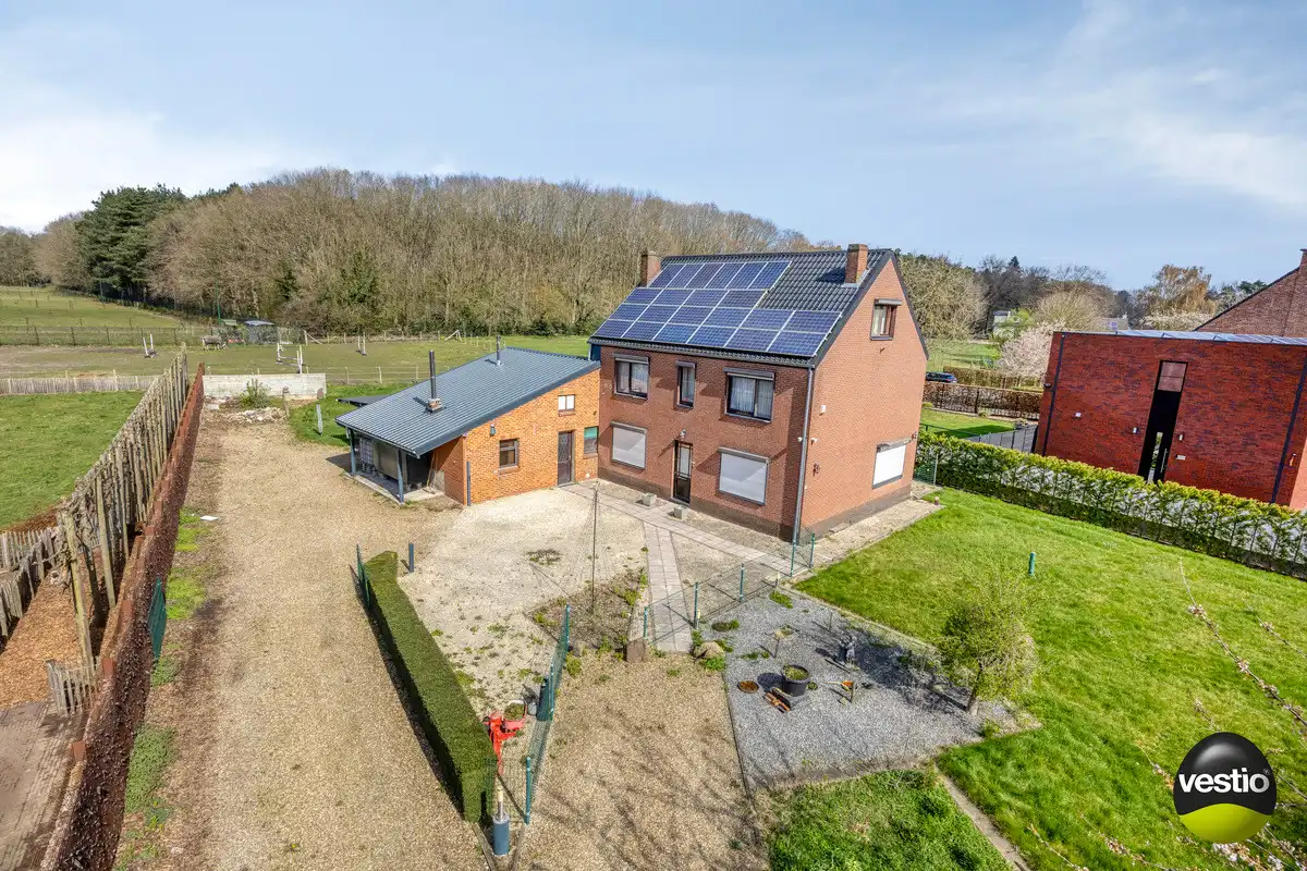 UNIEK BOUWPERCEEL VAN 16A VOOR OB MET AF TE BREKEN WONING TE ZUTENDAAL. foto 9