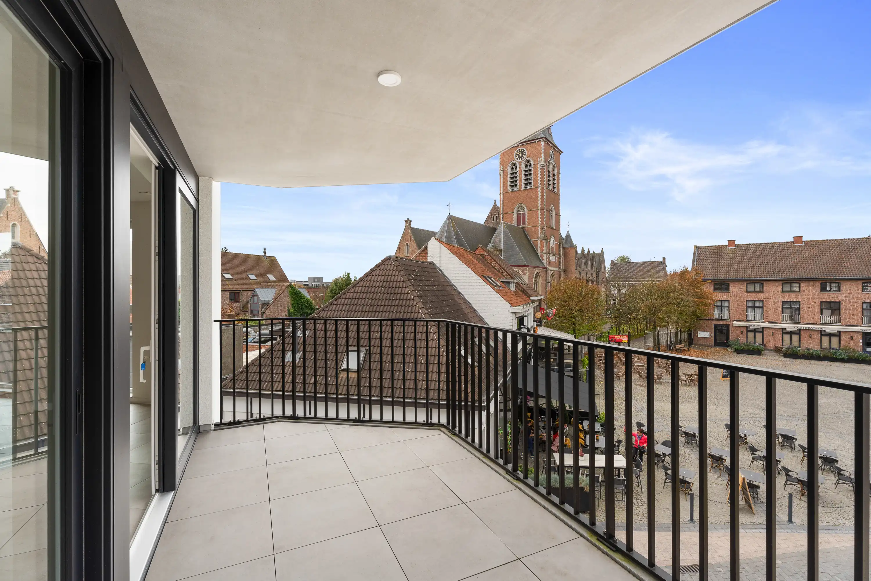 Top nieuwbouw appartement met zicht op de markt van Aalter foto 19