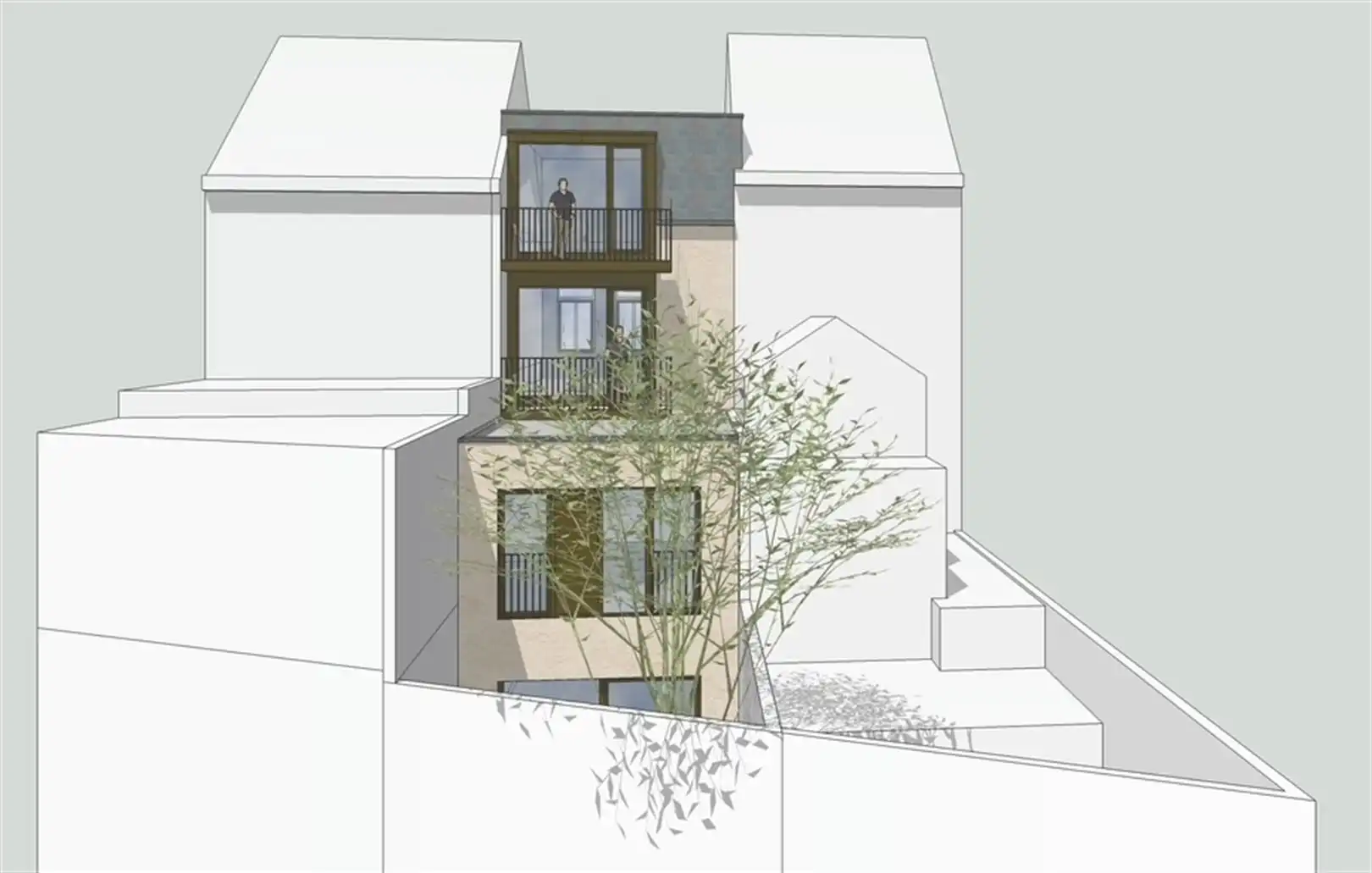 VERGUND RENOVATIEPROJECT MET 3 WOONEENHEDEN bij Zoo foto 5