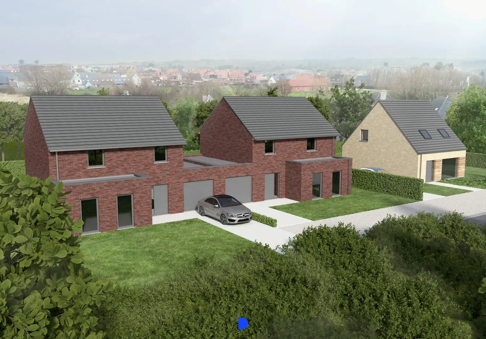 Rustig gelegen nieuwbouwwoning in Rumbeke. foto {{pictureIndex}}