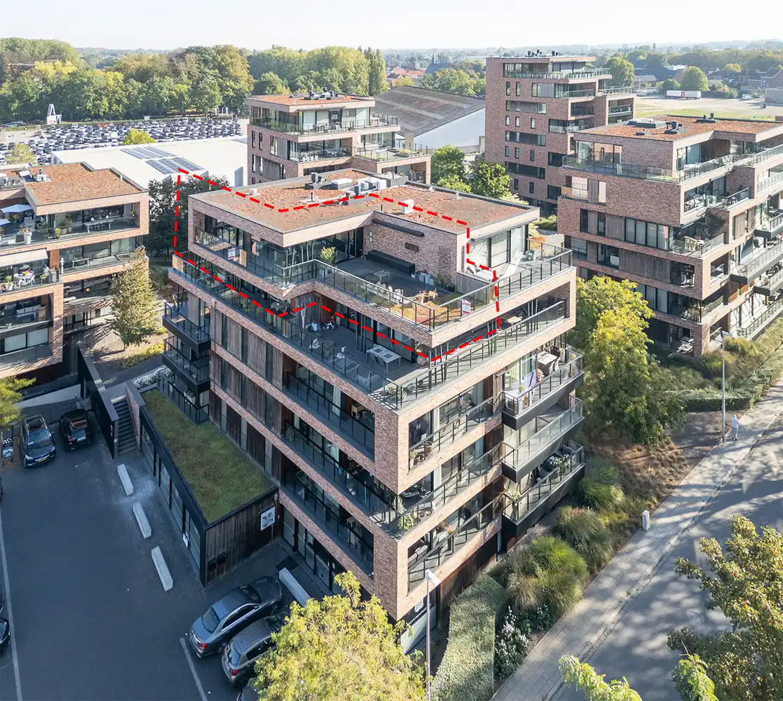 Exclusief penthouse/dakappartement met riante zonneterrassen, parkzicht & ondergrondse autostaanplaats(en) foto 2