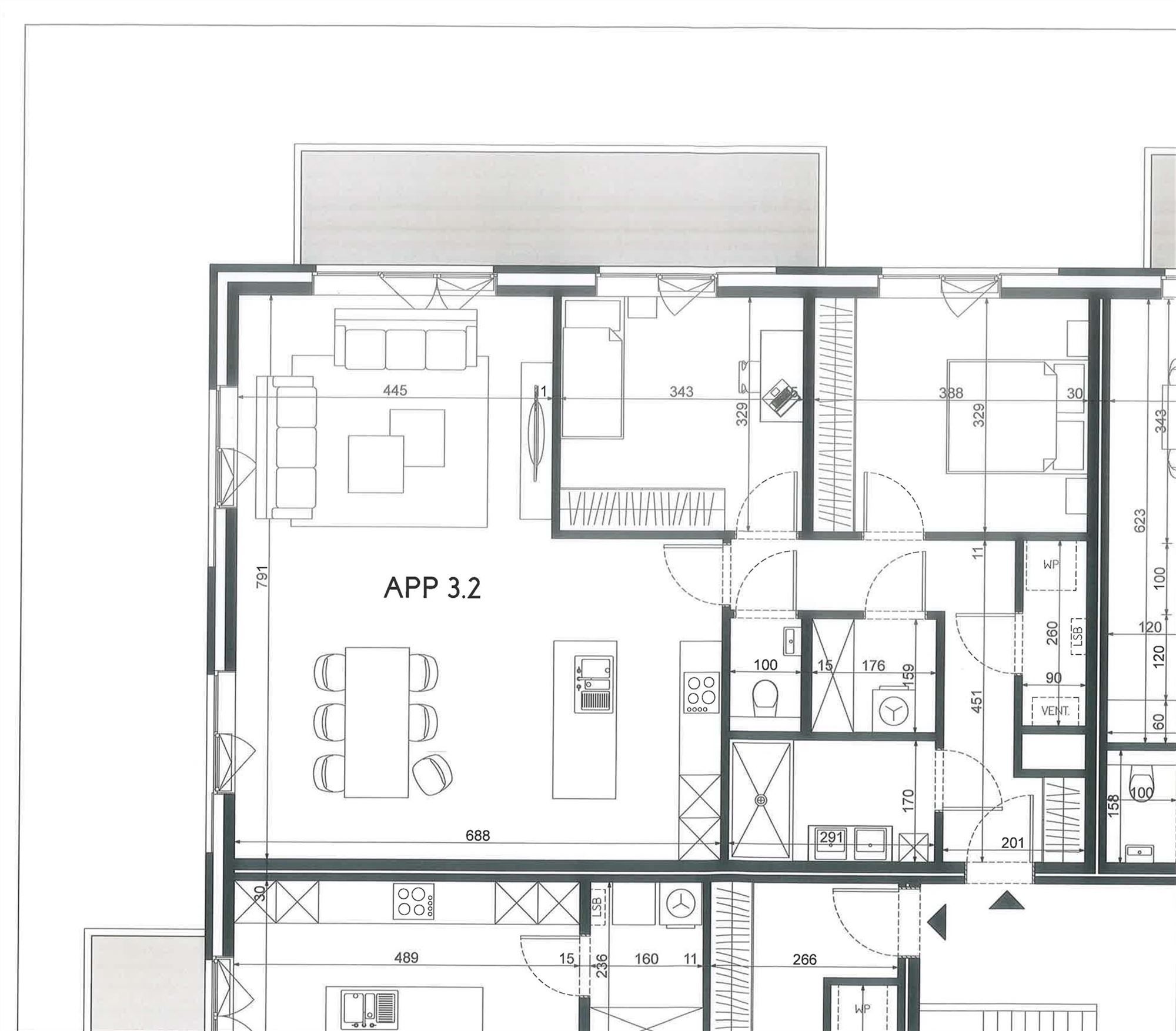 Penthouse met terras en parking foto 22