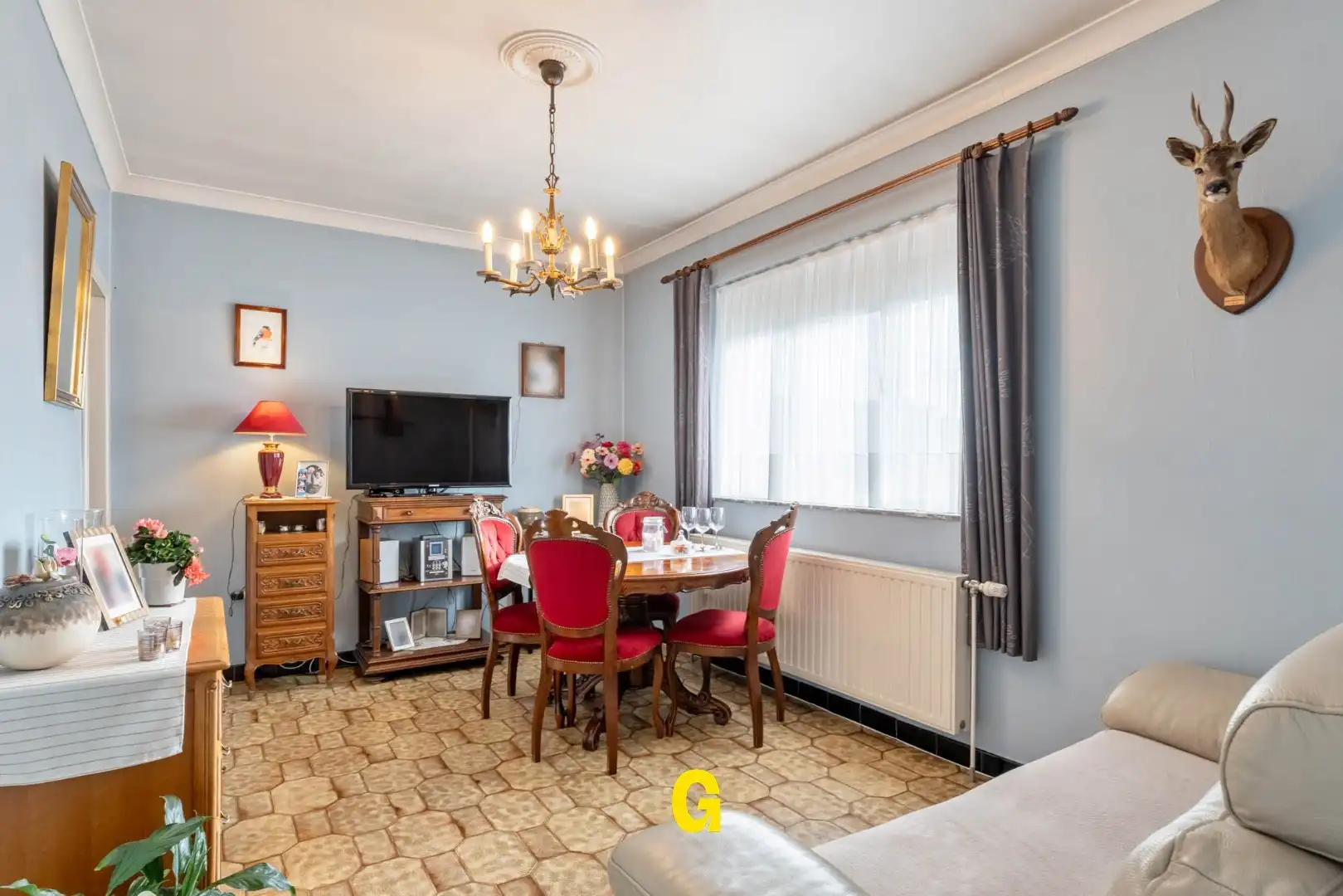 Te renoveren halfopen woning met tuin en ruime weide op 38a62ca, met prachtig verzicht op de achterliggende groene omgeving foto 7