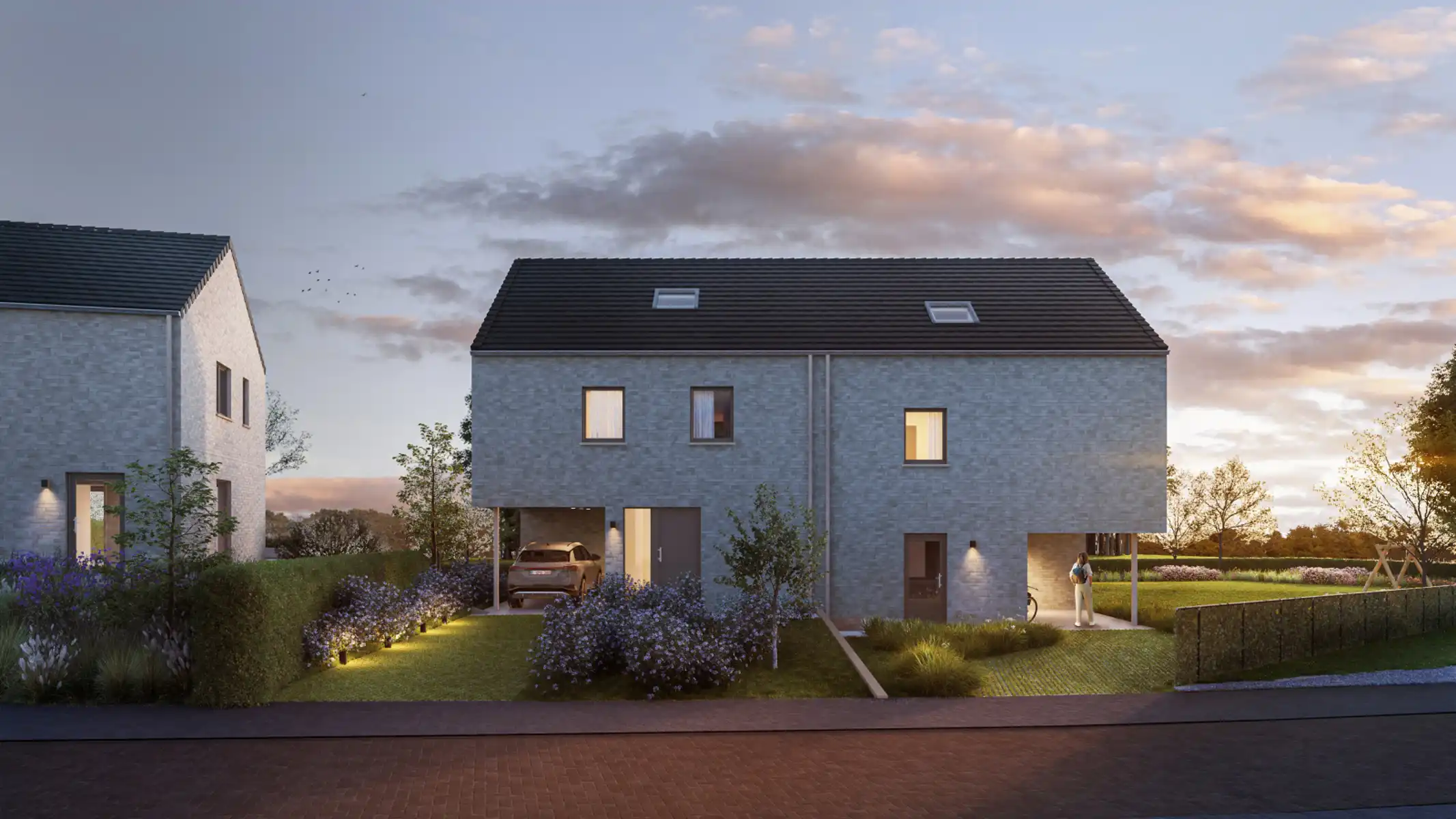 Nieuwbouwwoning met 4 kamers, carport en grote tuin... foto 2