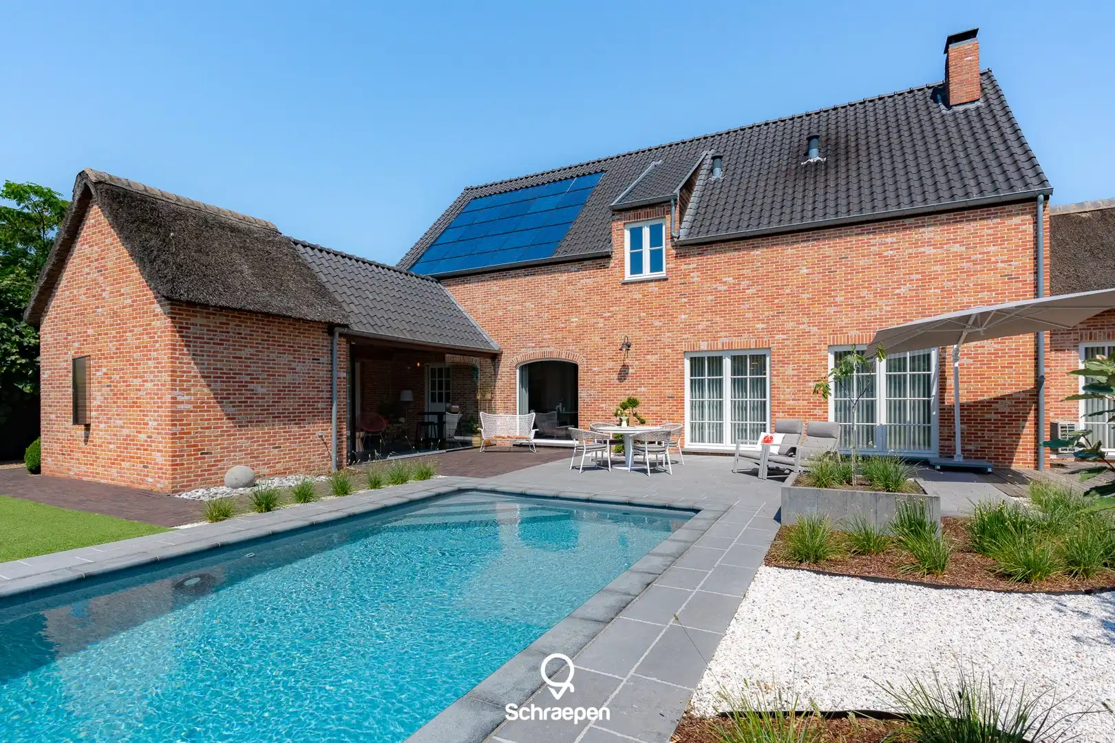 Hoogwaardig afgewerkte villa met zwembad op zuidelijk perceel van circa 8,5 are te Hasselt! foto 33