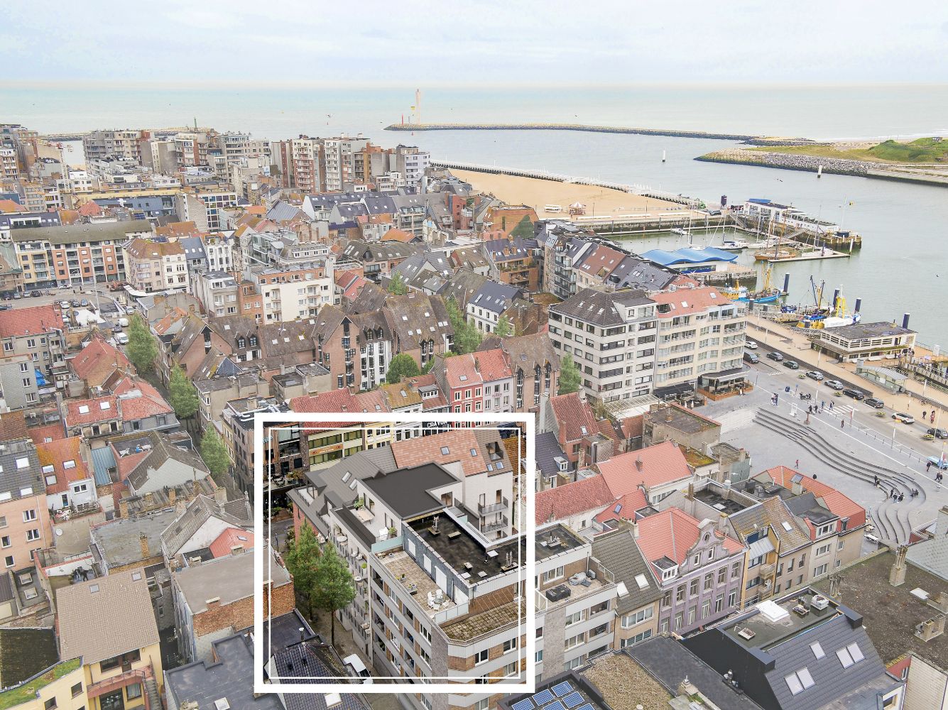 Nieuwbouwresidentie vlakbij de Zeedijk en Visserskaai in het centrum van Oostende te koop foto 4