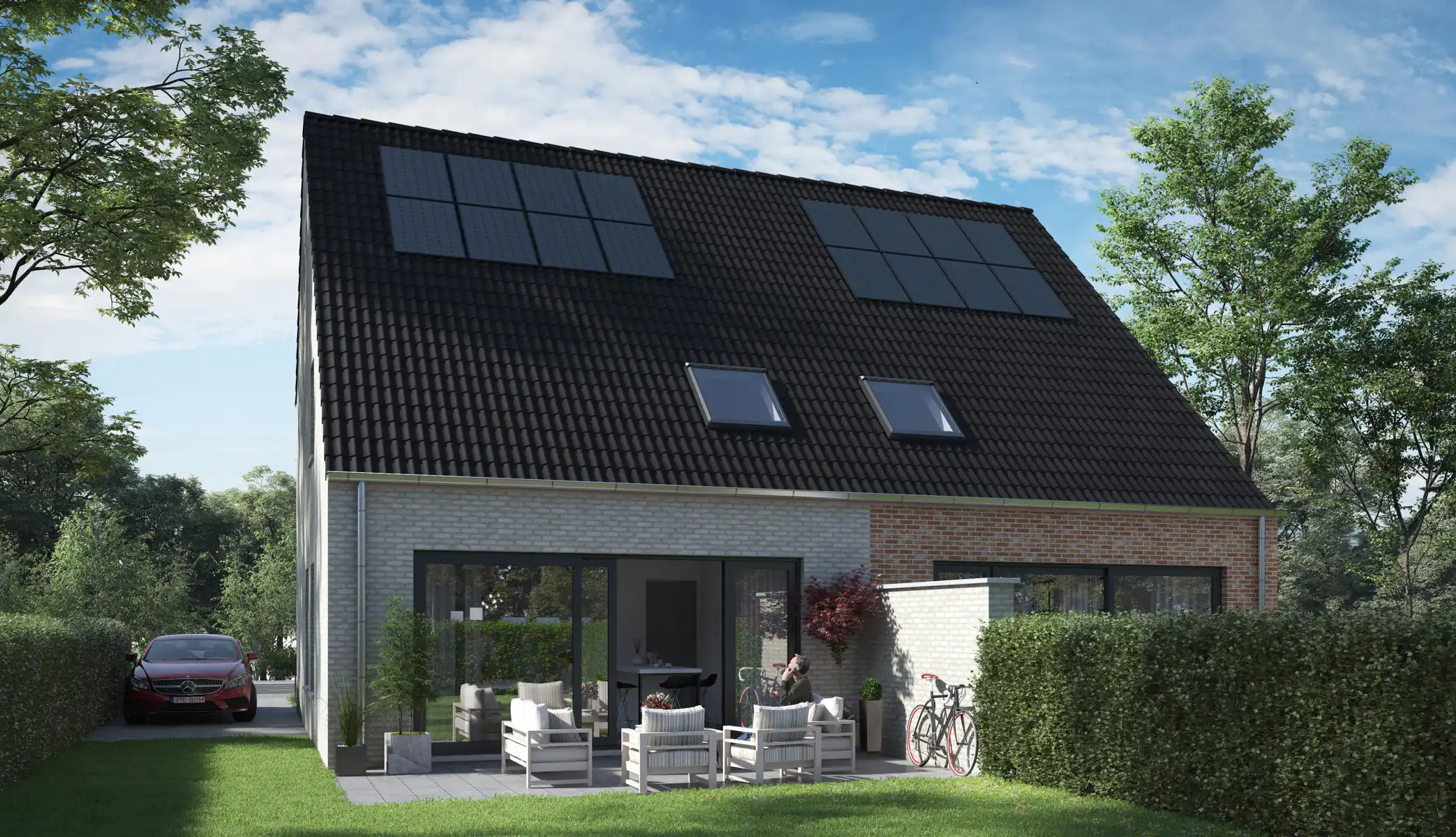 Landelijke, halfopen woning foto 20