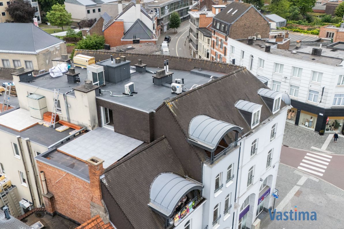 Penthouse met twee terrassen en panoramisch uitzicht over Aalst foto 3