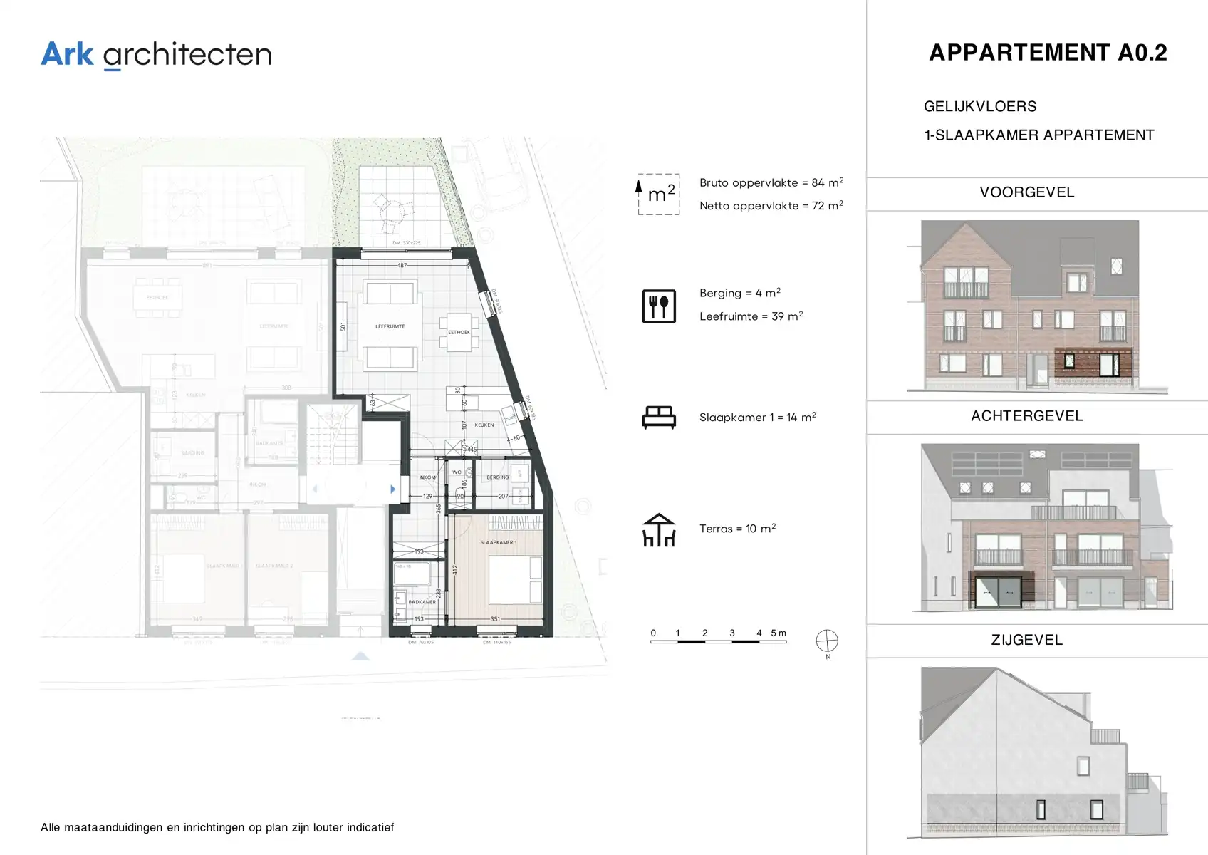 Residentie 't Herenhuis - Gelijkvloers appartement A0.2 foto {{pictureIndex}}