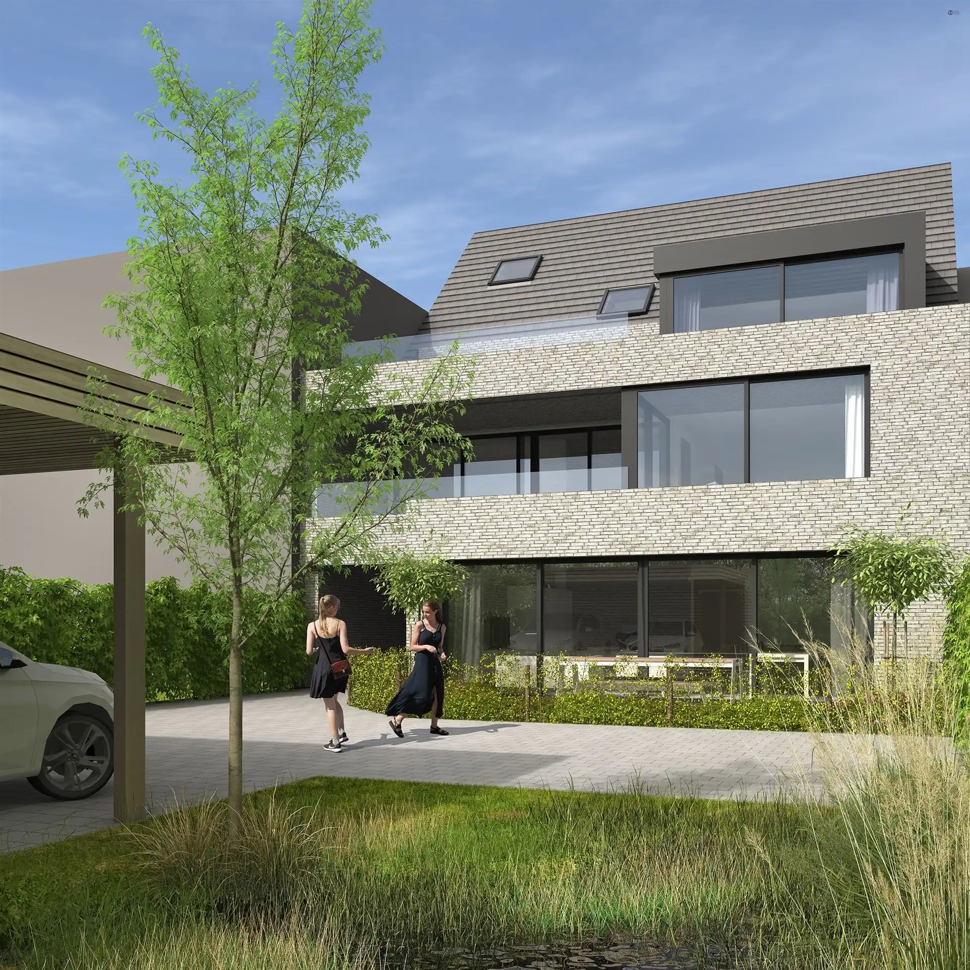 Ruim gelijkvloers nieuwbouwappartement te Stekene foto 2