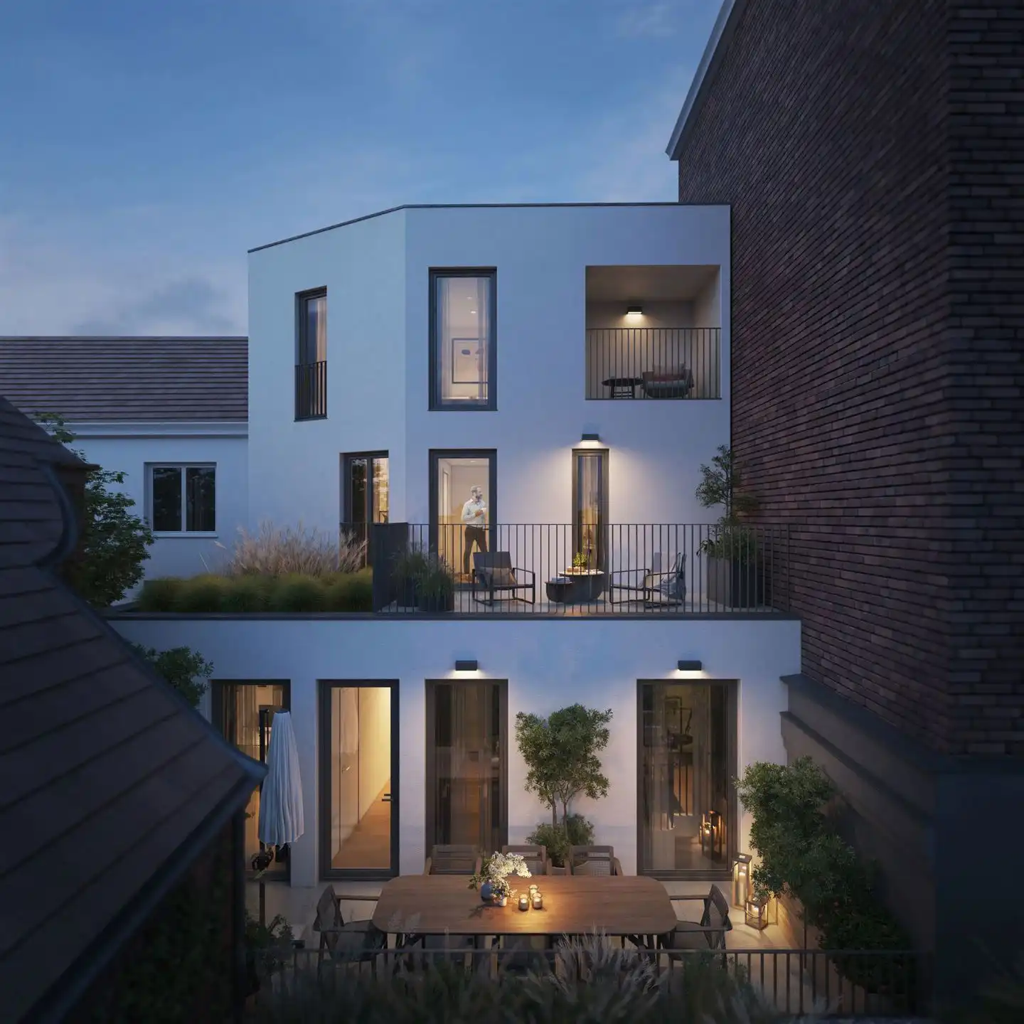 2-slpk-penthouse met 2 terrassen hartje Gent foto 3