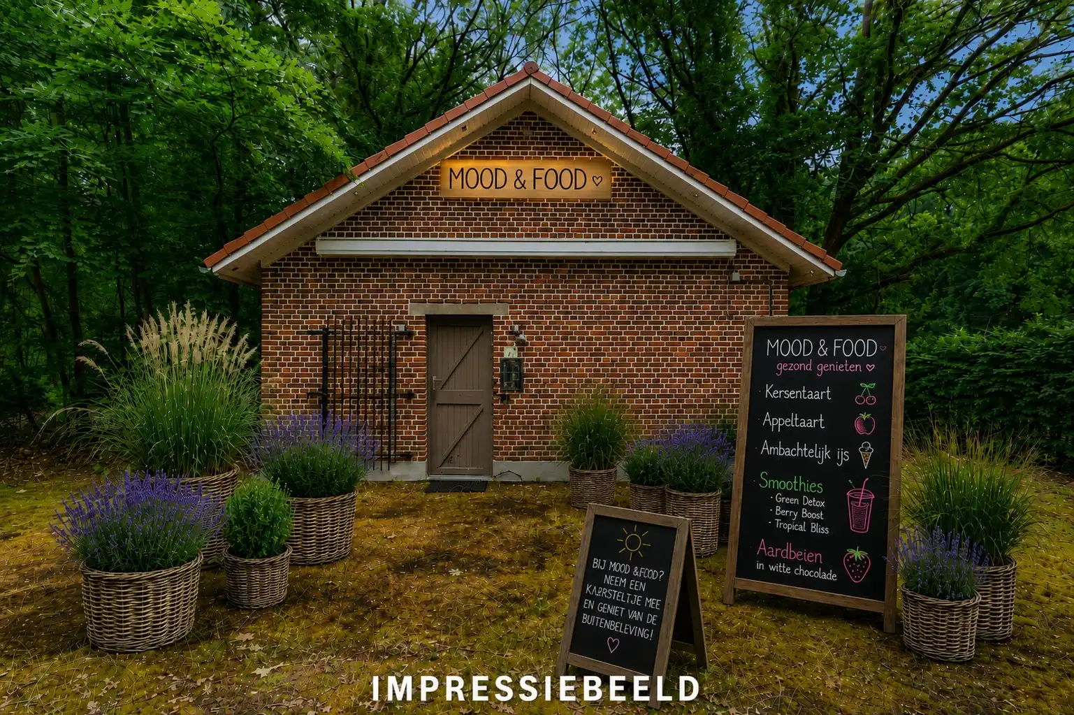 Authentiek horecapandje ideaal voor een healthy coffee-, lifestyle- en natuurconcept in het Dilserbos-Sparrendal. foto 1