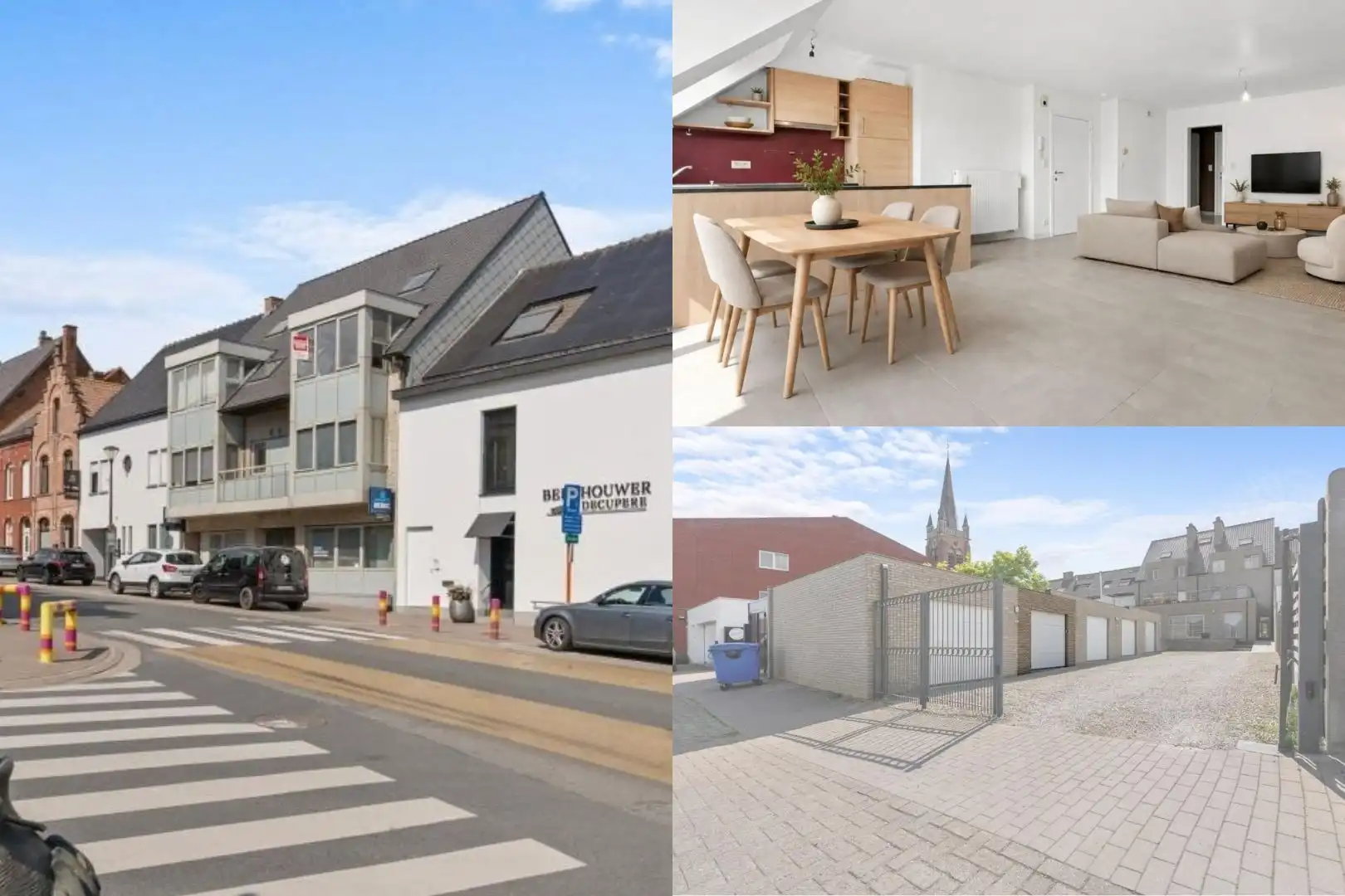 Ruim appartement (109 m²) met 2 slaapkamers en garage te koop in de dorpskern van Beselare foto {{pictureIndex}}