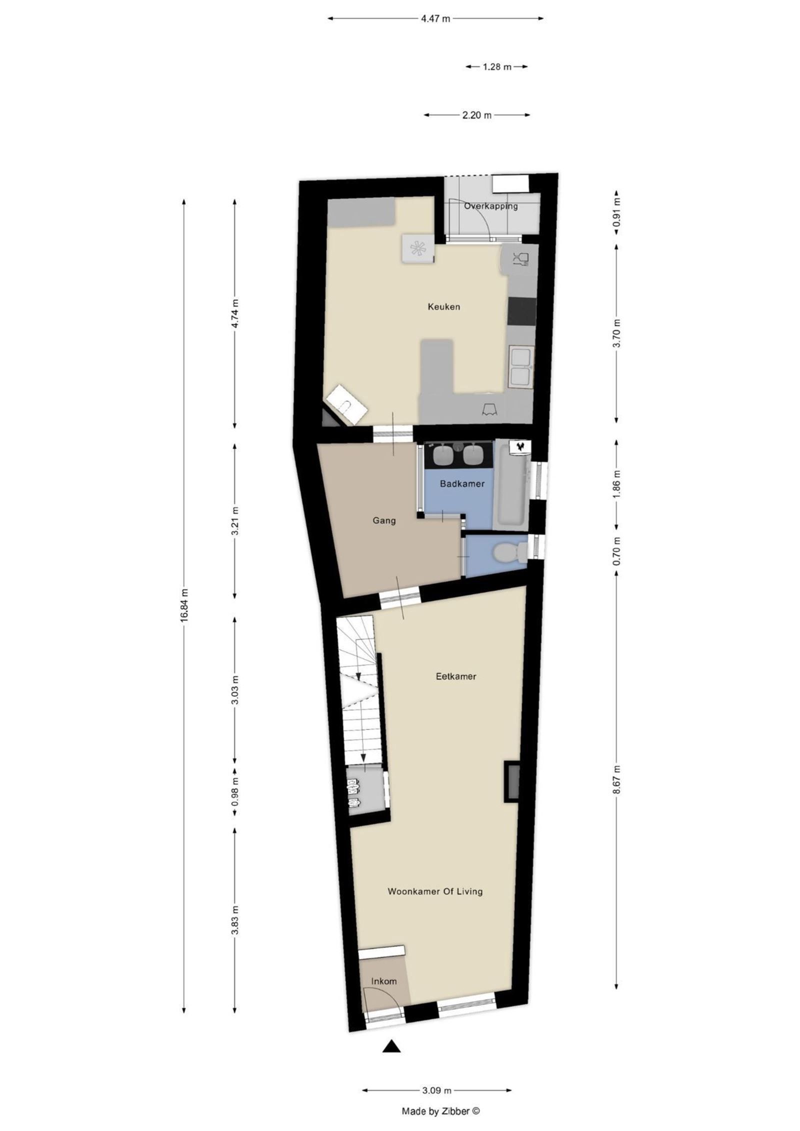 Woning met 2 slaapkamers te Huizingen foto 3