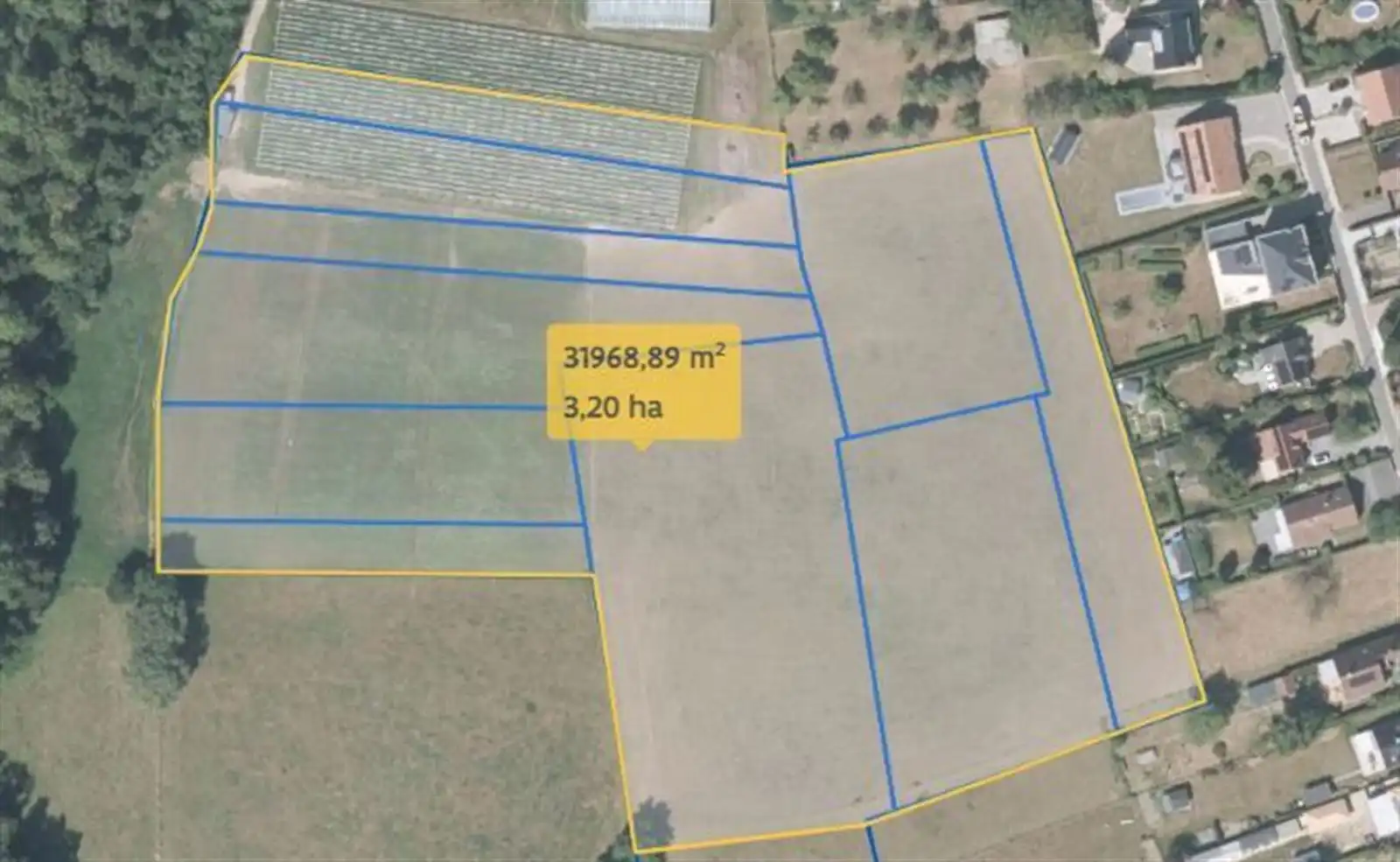 9 percelen landbouwgrond te koop in Roosdaal foto 2