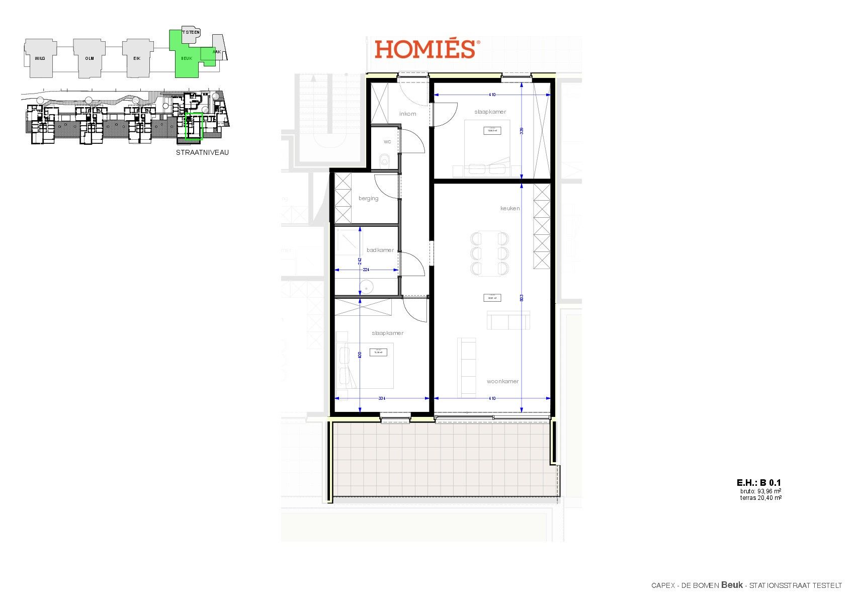 Prachtig appartement met 2 slaapkamers en zuidgericht terras foto 2